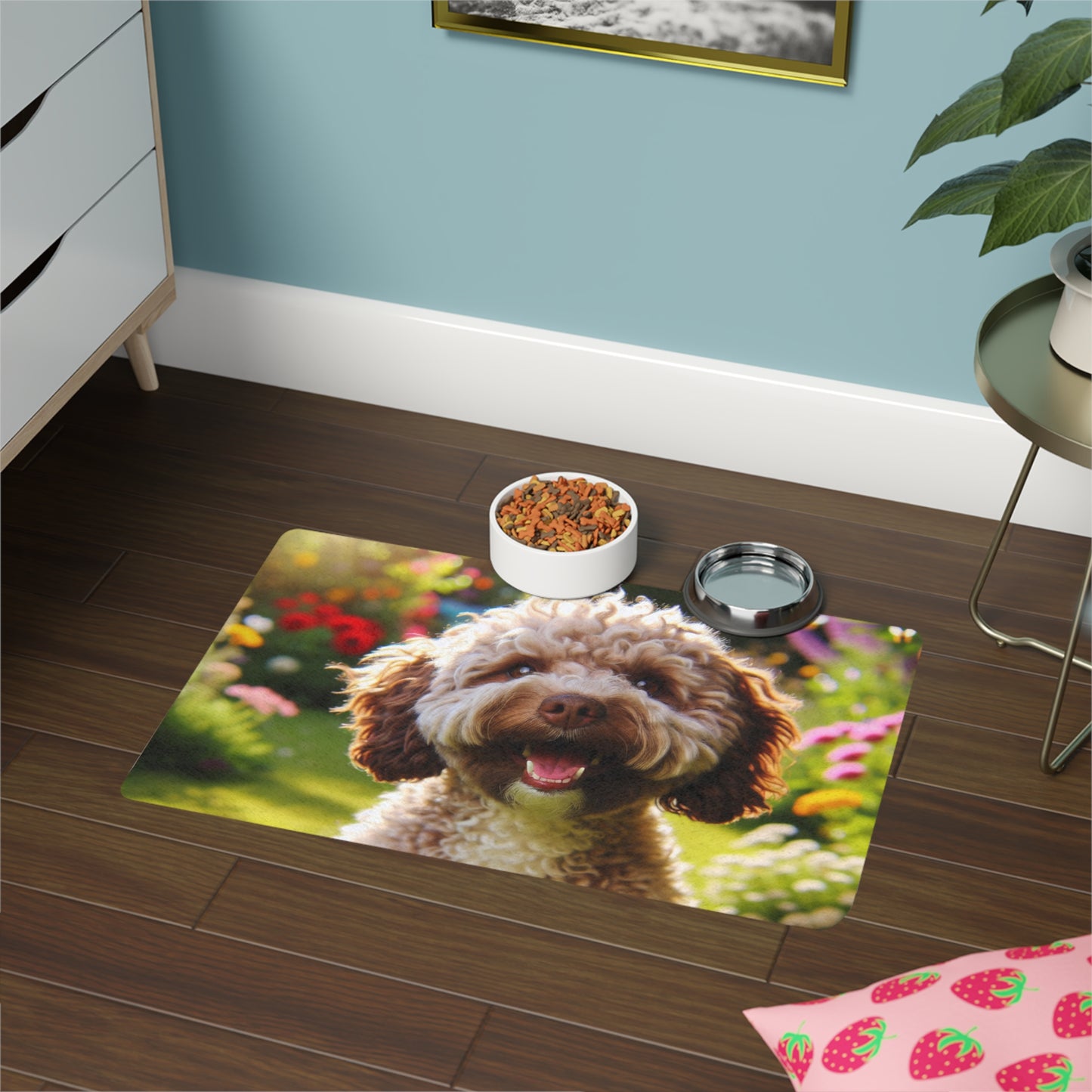 Pet Food Mat (12x18) - Lagotto Romagnolo