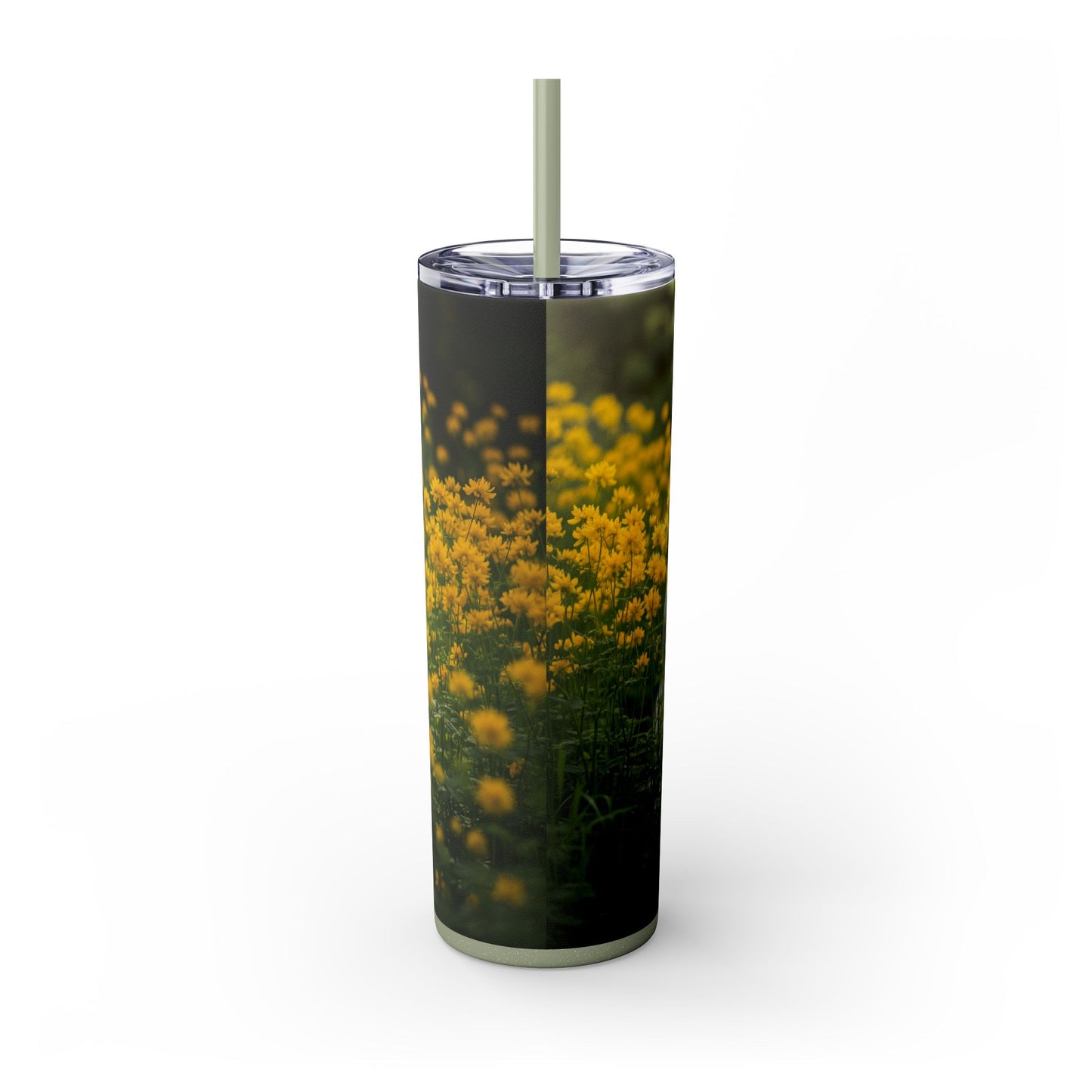 English Setter Skinny Tumbler with Straw, 20oz