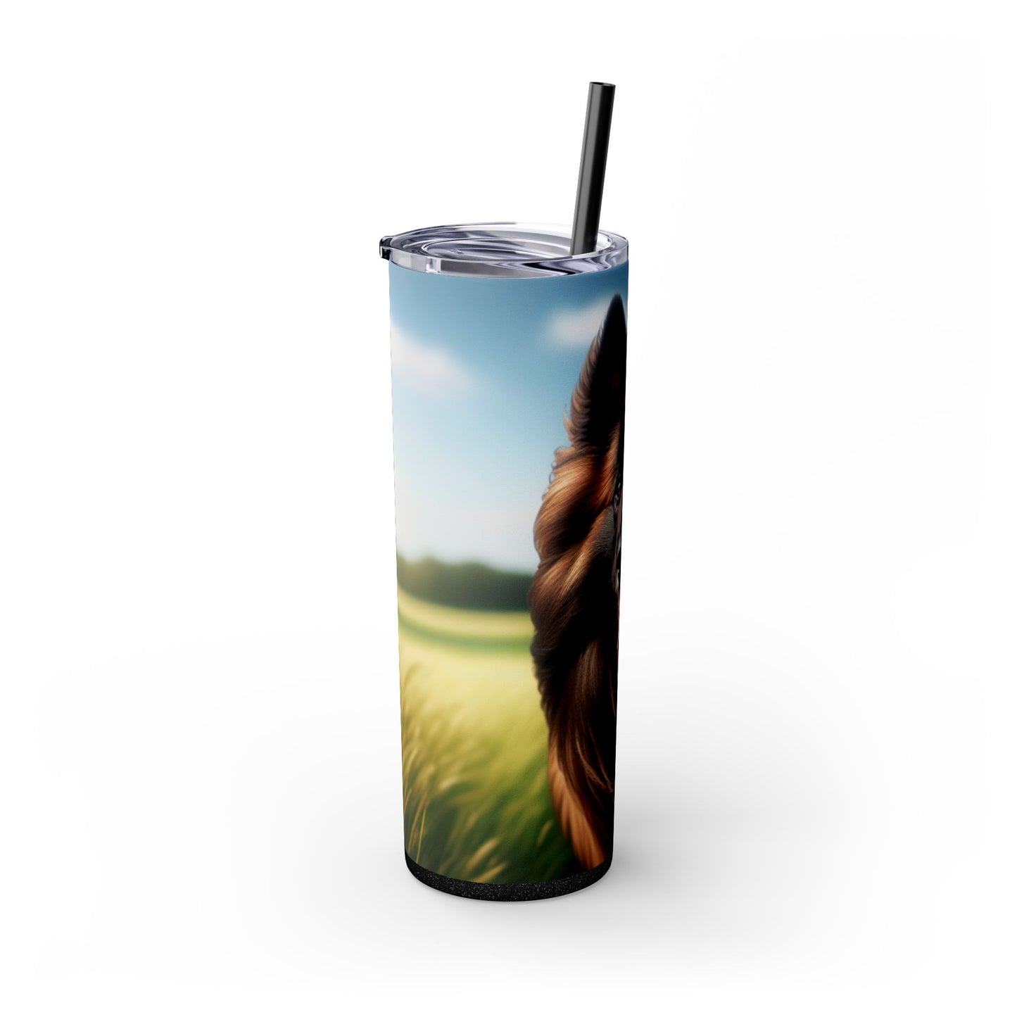 Belgian Shepherd Dog Tervuren Tumbler with Straw, 20oz