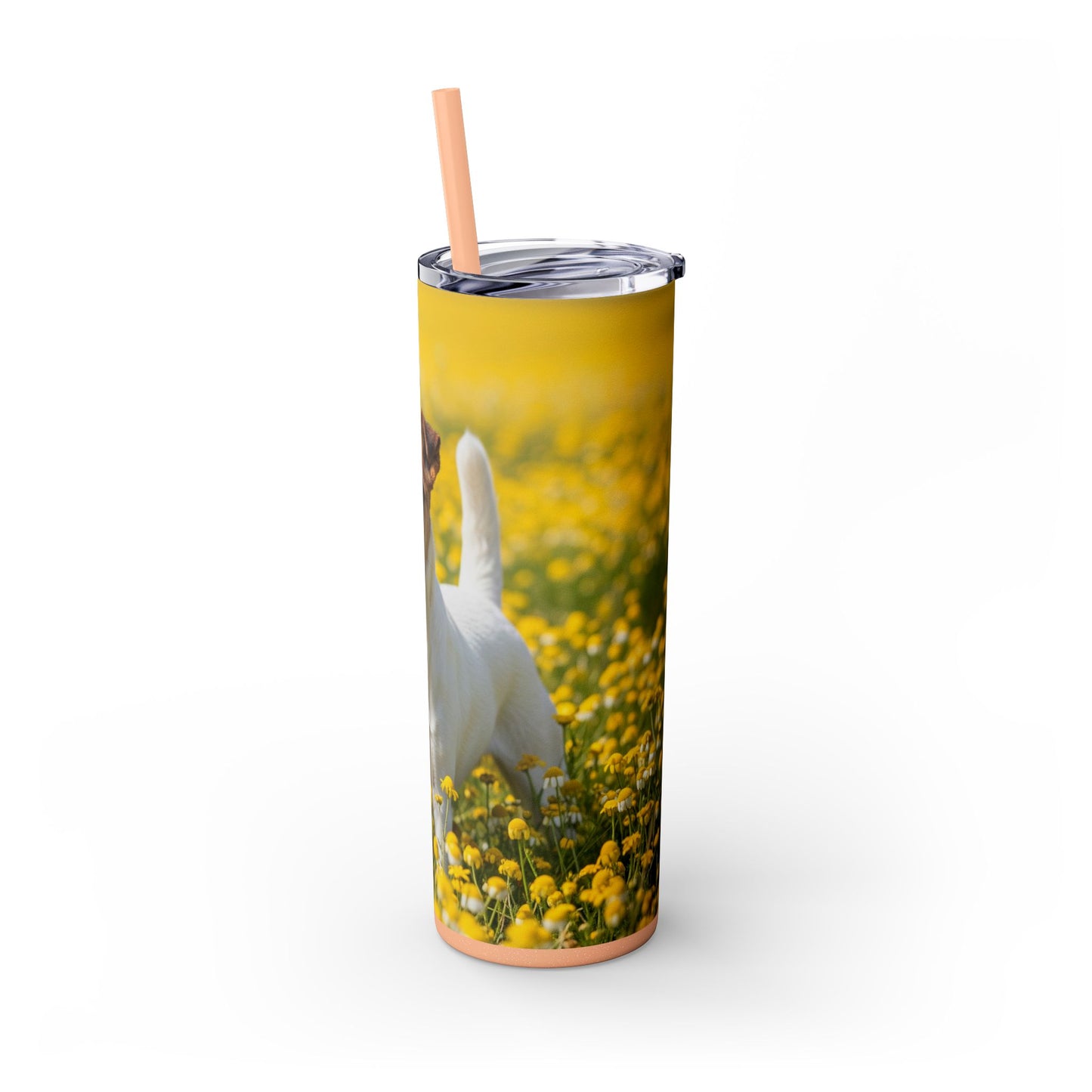 Smooth Fox Terrier Tumbler with Straw, 20oz