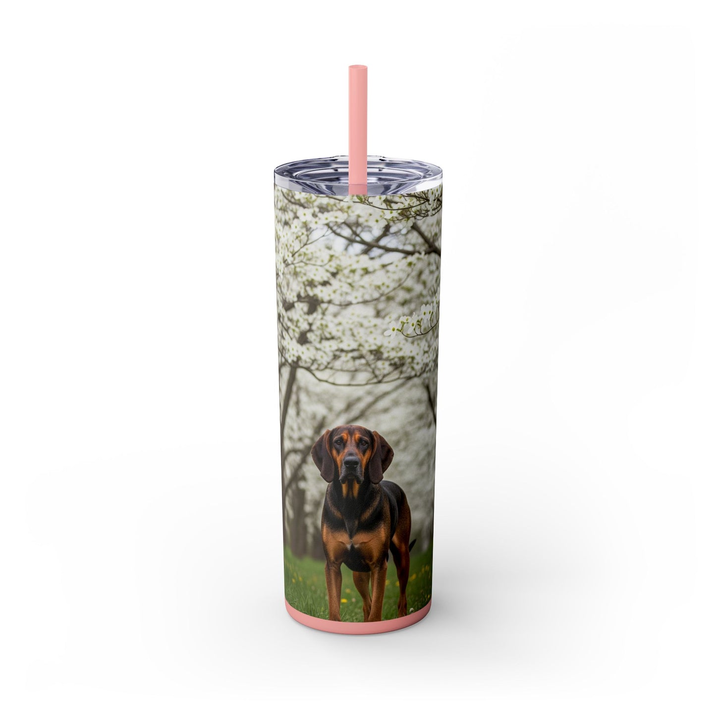 Plott Hound Tumbler with Straw, 20oz