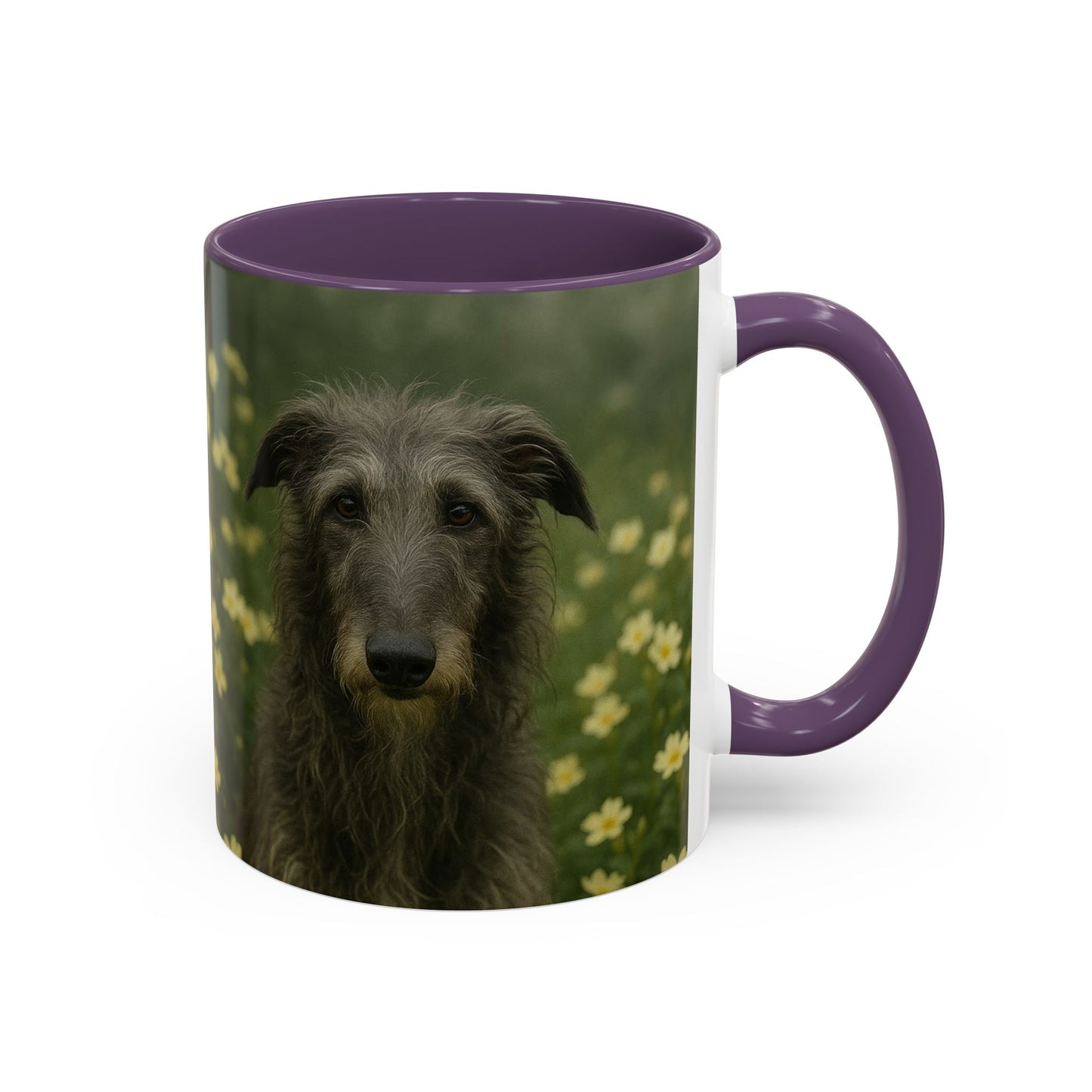 Scottish Deerhound Accent Coffee Mug - Perfect Gift for Dog Lovers