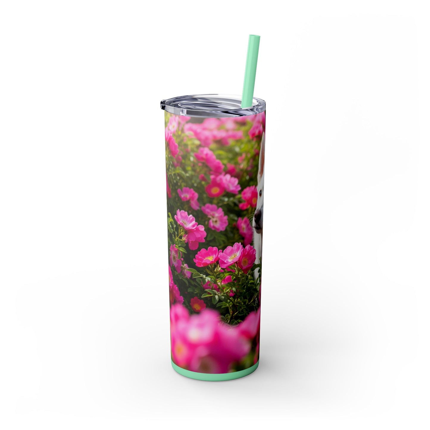 Norrbottenspets Skinny Tumbler with Straw, 20oz
