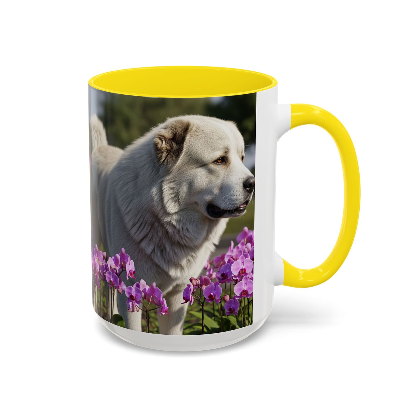 Caucasian Shepherd Dog Accent Coffee Mug - Perfect Gift for Dog Lovers