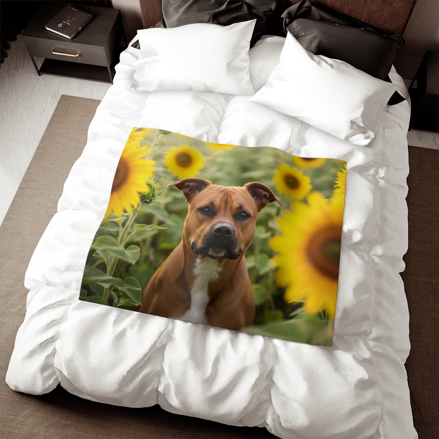 American Staffordshire Terrier Sweatshirt Blanket