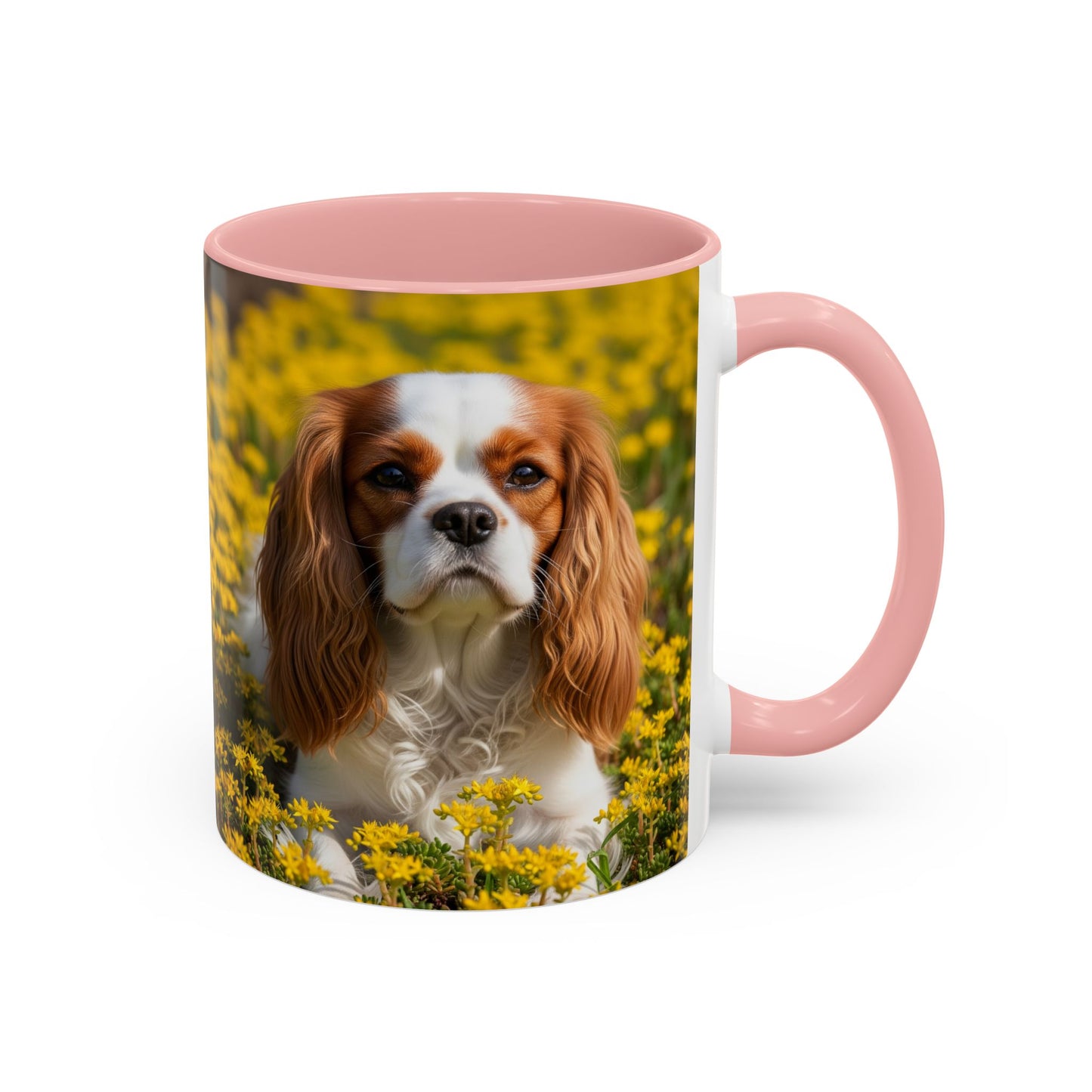 Cavalier King Charles Spaniel Accent Coffee Mug - Perfect Gift for Dog Lovers