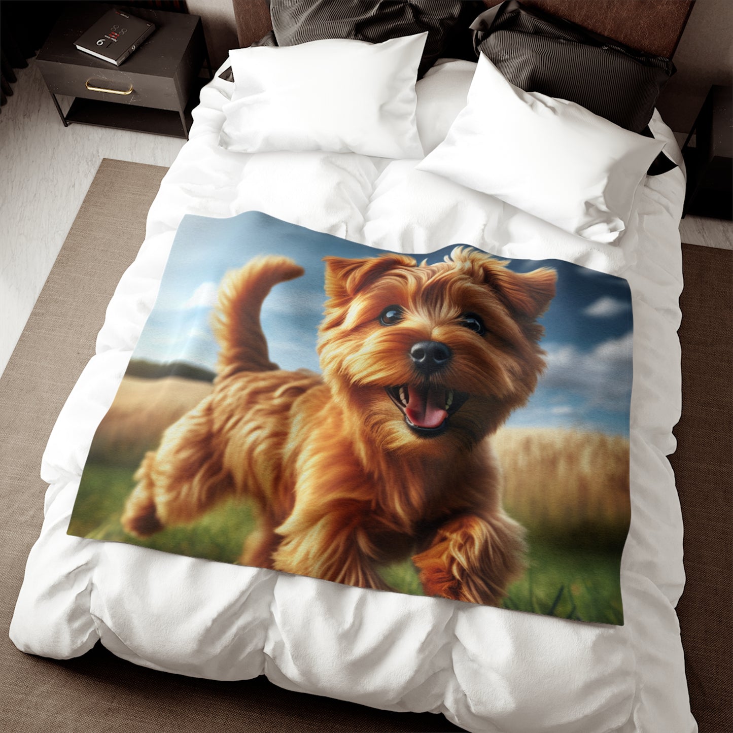 Norfolk Terrier Sweatshirt Blanket