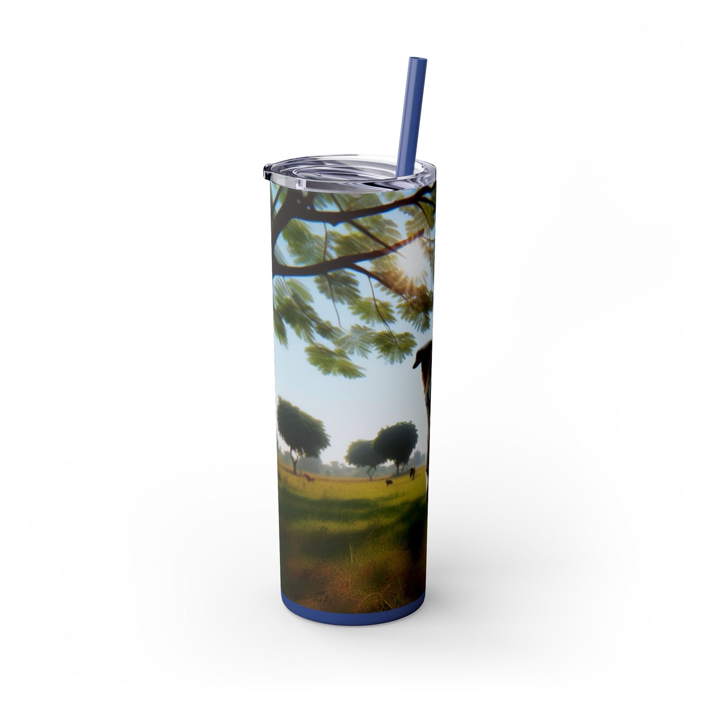 Indian Pariah Dog Tumbler with Straw, 20oz
