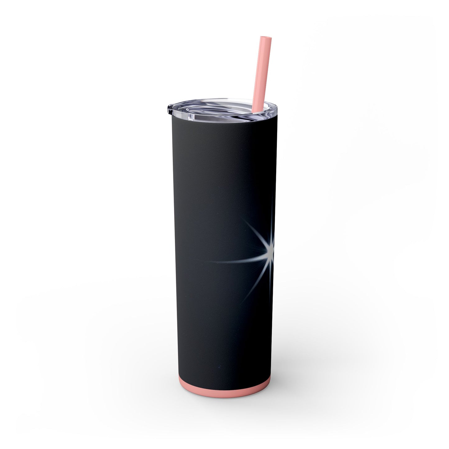 North Star Skinny Tumbler with Straw, 20oz
