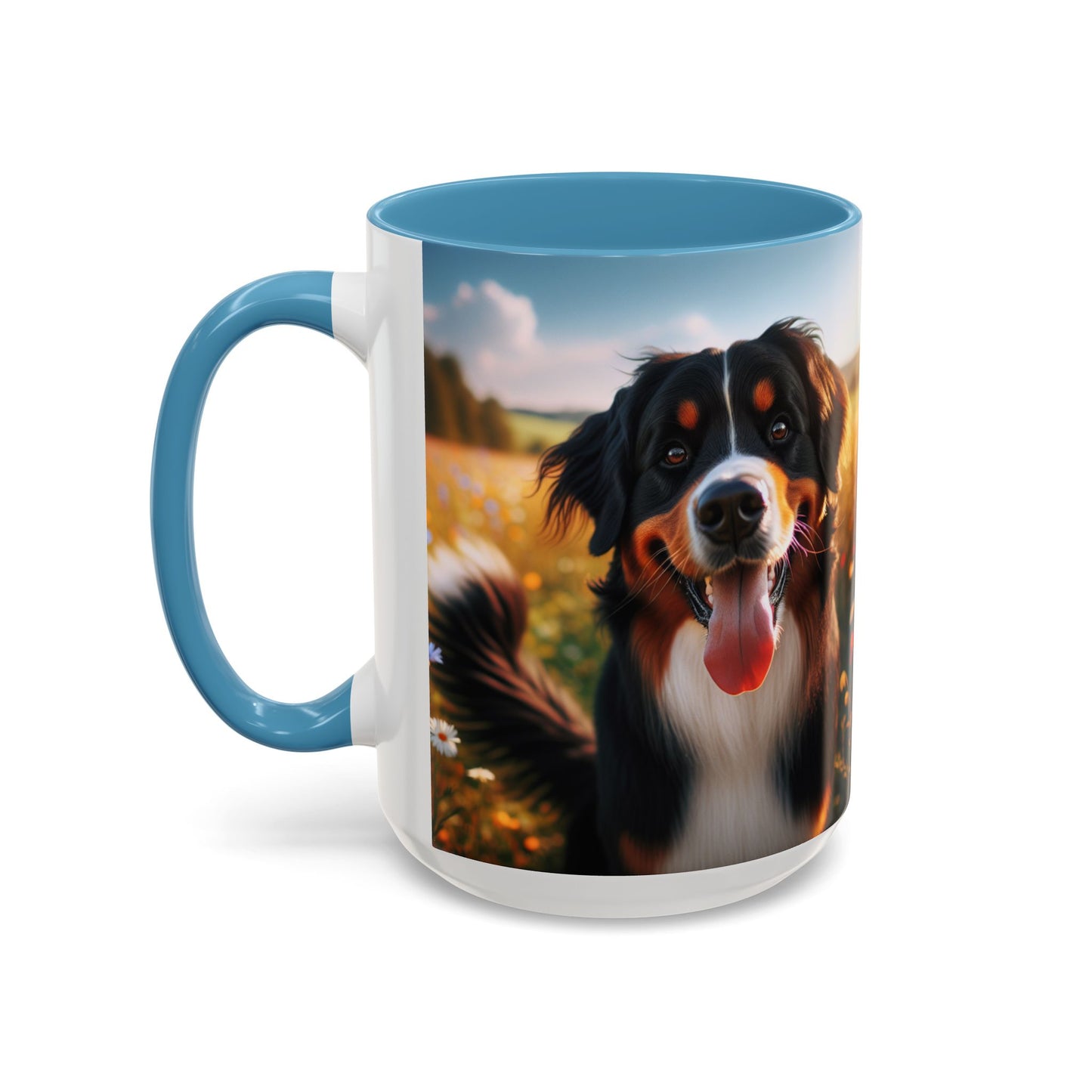 Bernese Mountain Dog Accent Coffee Mug - Perfect Gift for Dog Lovers