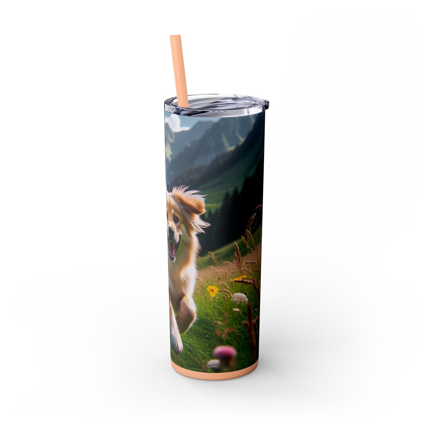 Romanian Carpathian Shepherd Tumbler with Straw, 20oz