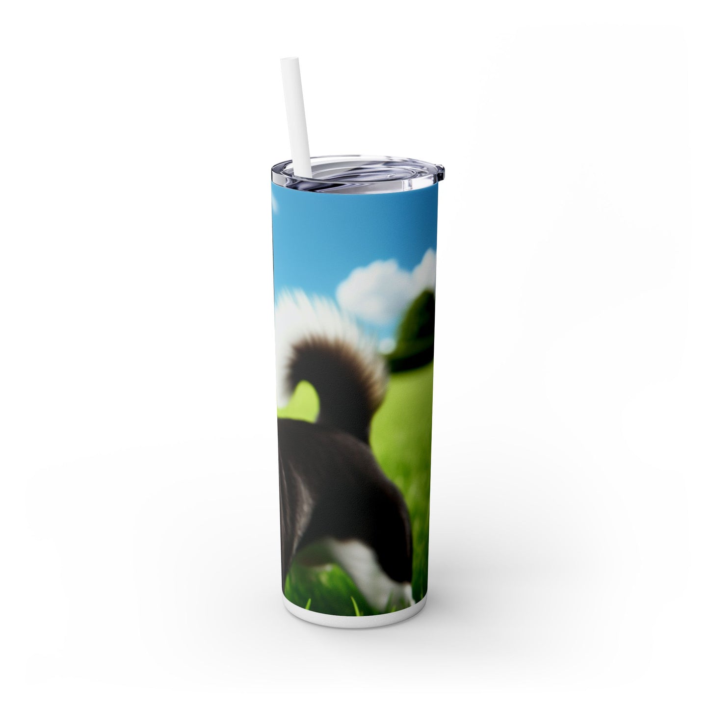 Japanese Terrier Tumbler with Straw, 20oz