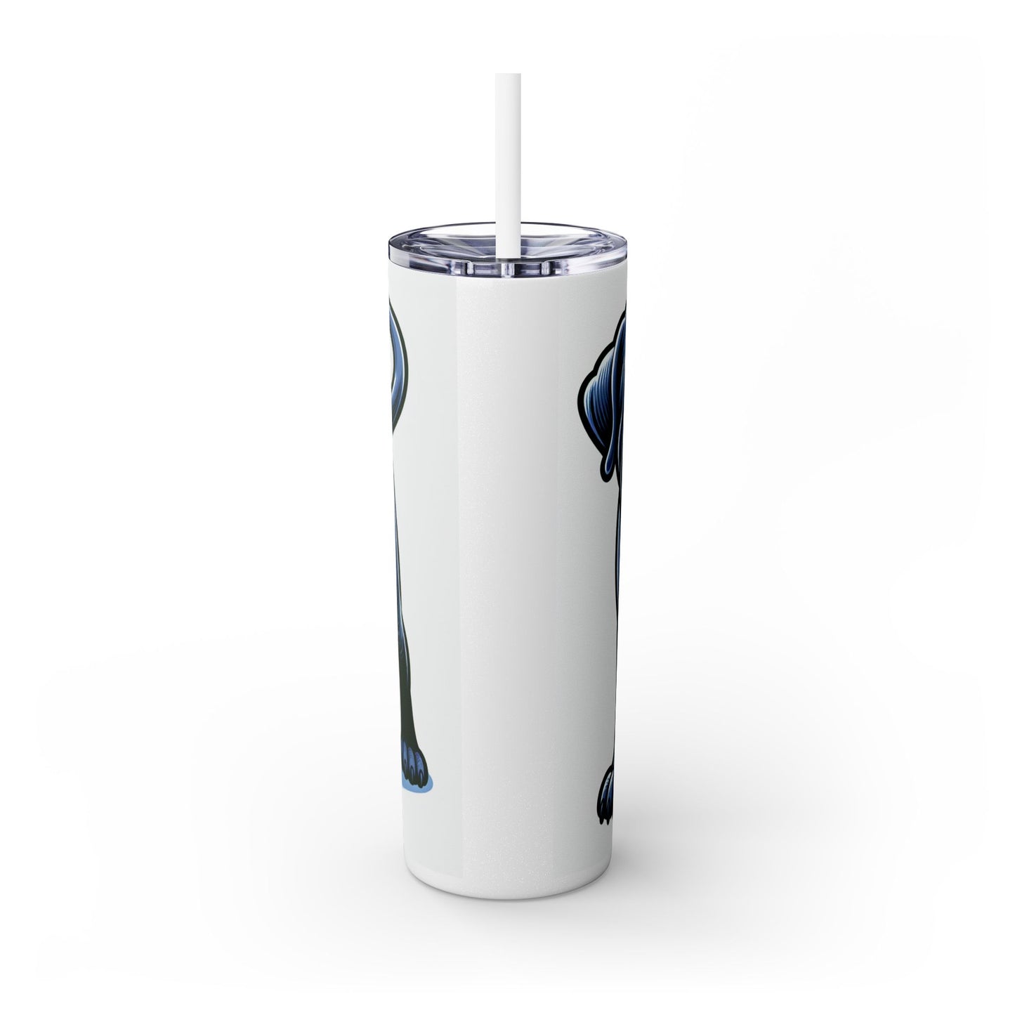 Neapolitan Mastiff Tumbler with Straw, 20oz
