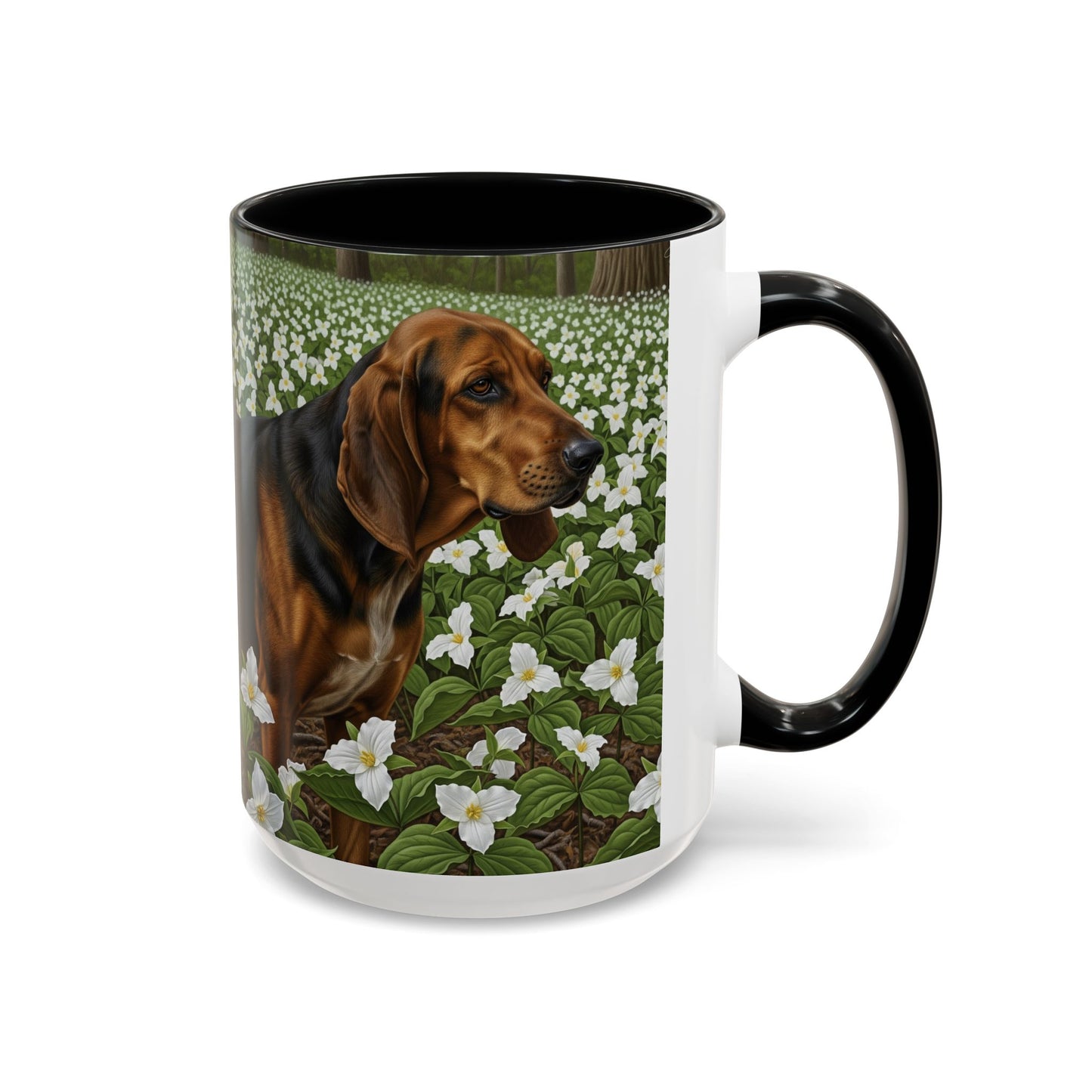 Treeing Walker Coonhound Accent Coffee Mug - Perfect Gift for Dog Lovers