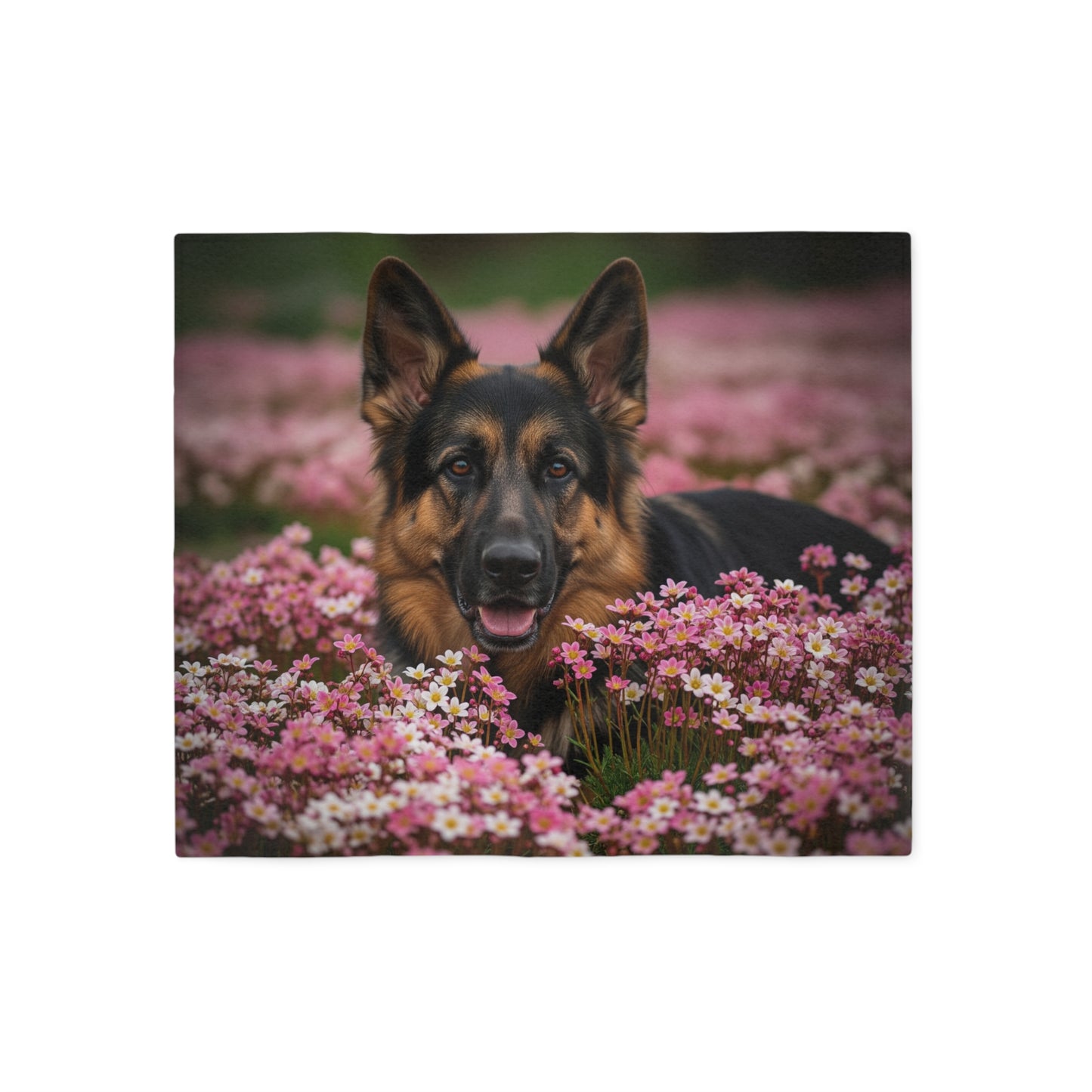 German Shepherd Sweatshirt Blanket