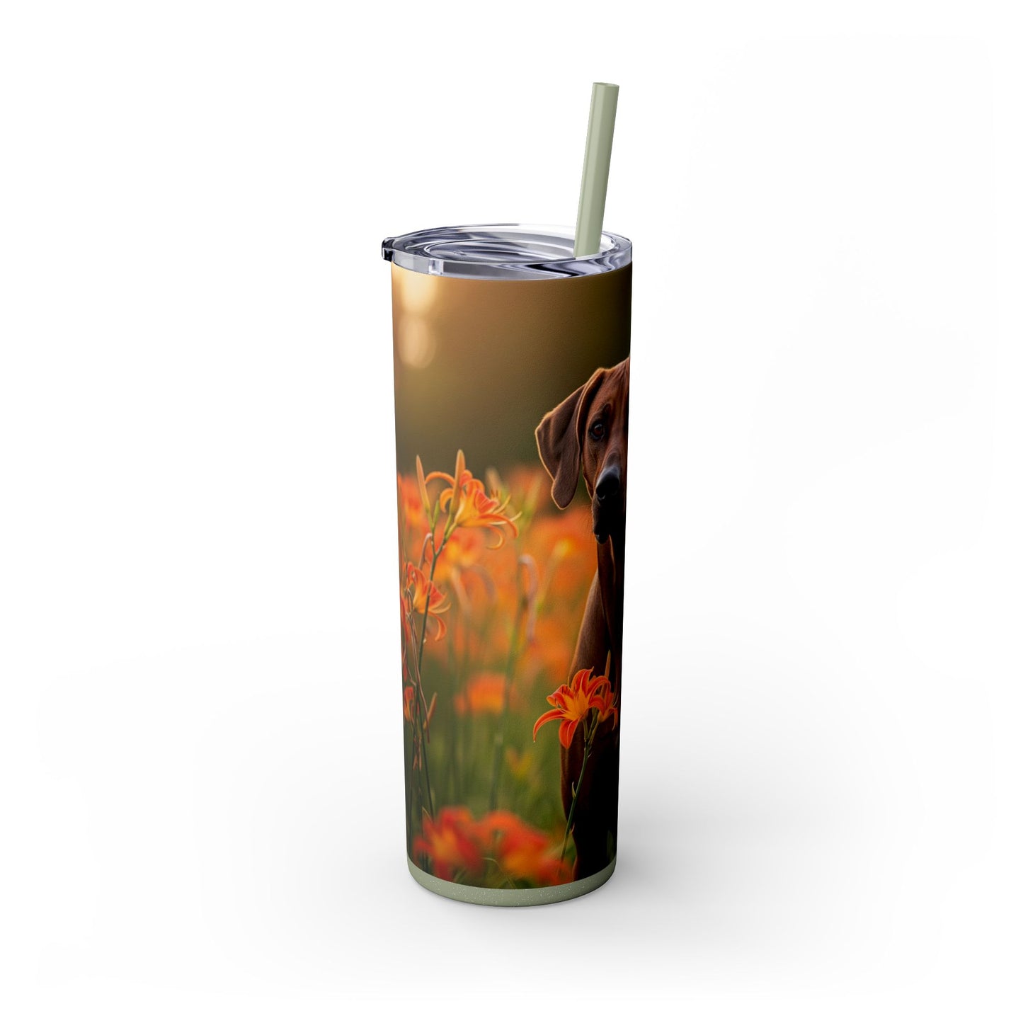 Rhodesian Ridgeback Tumbler with Straw, 20oz