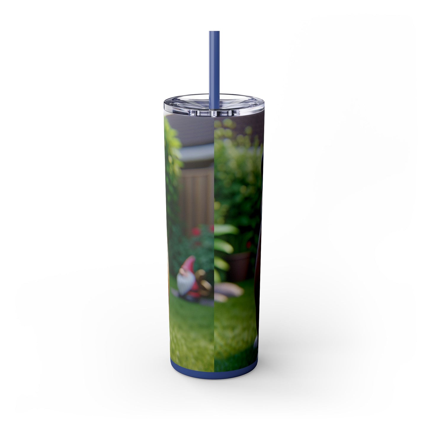 Olde English Bulldogge Tumbler with Straw, 20oz