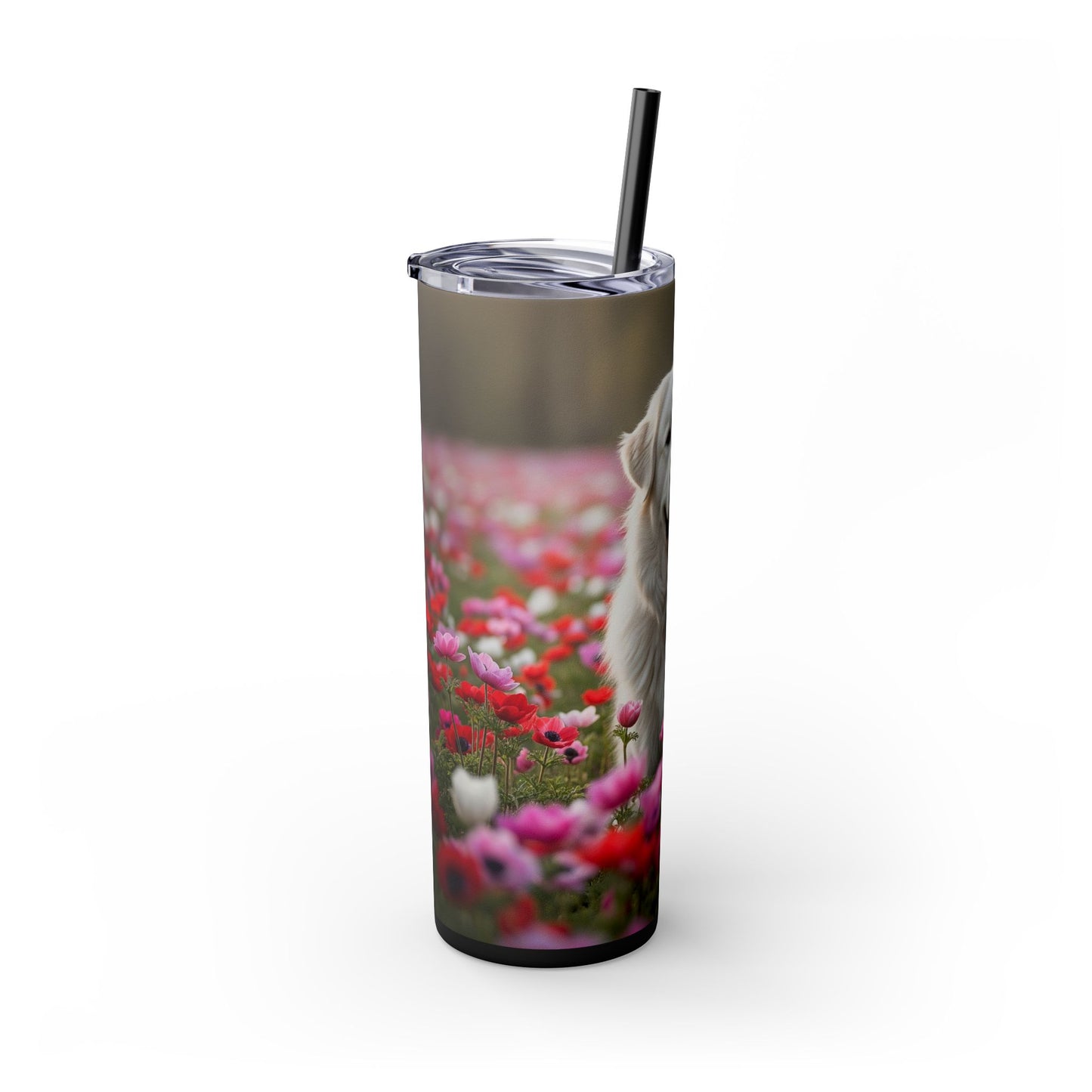 Maremma Sheepdog Tumbler with Straw, 20oz