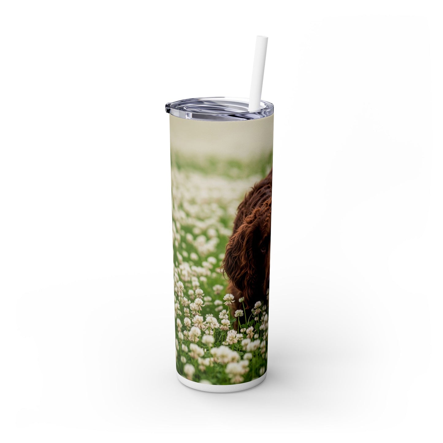 Irish Water Spaniel Tumbler with Straw, 20oz