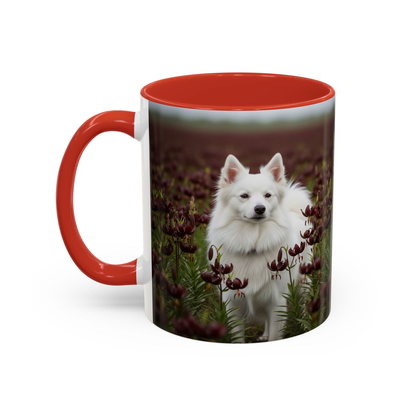 American Eskimo Dog Accent Coffee Mug - Perfect Gift for Dog Lovers