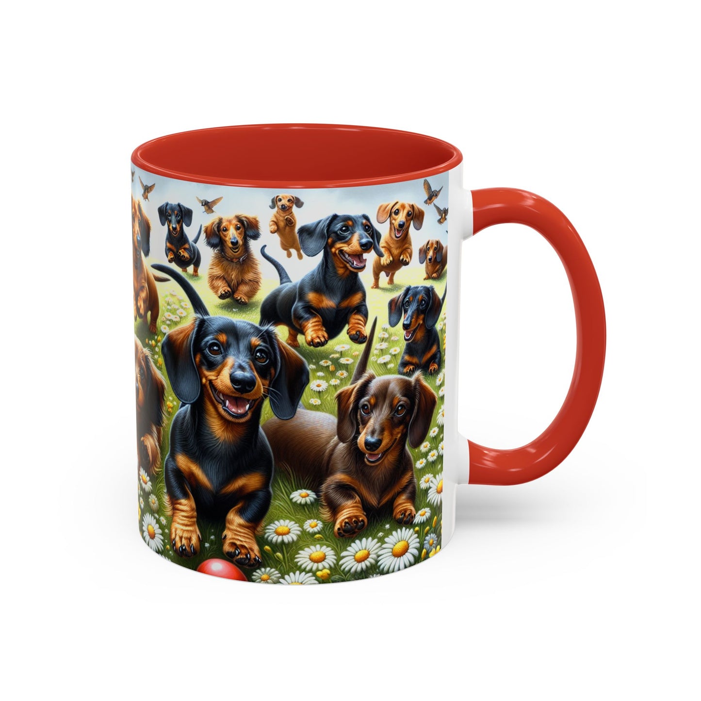 Dachshund Accent Coffee Mug - Perfect Gift for Dog Lovers