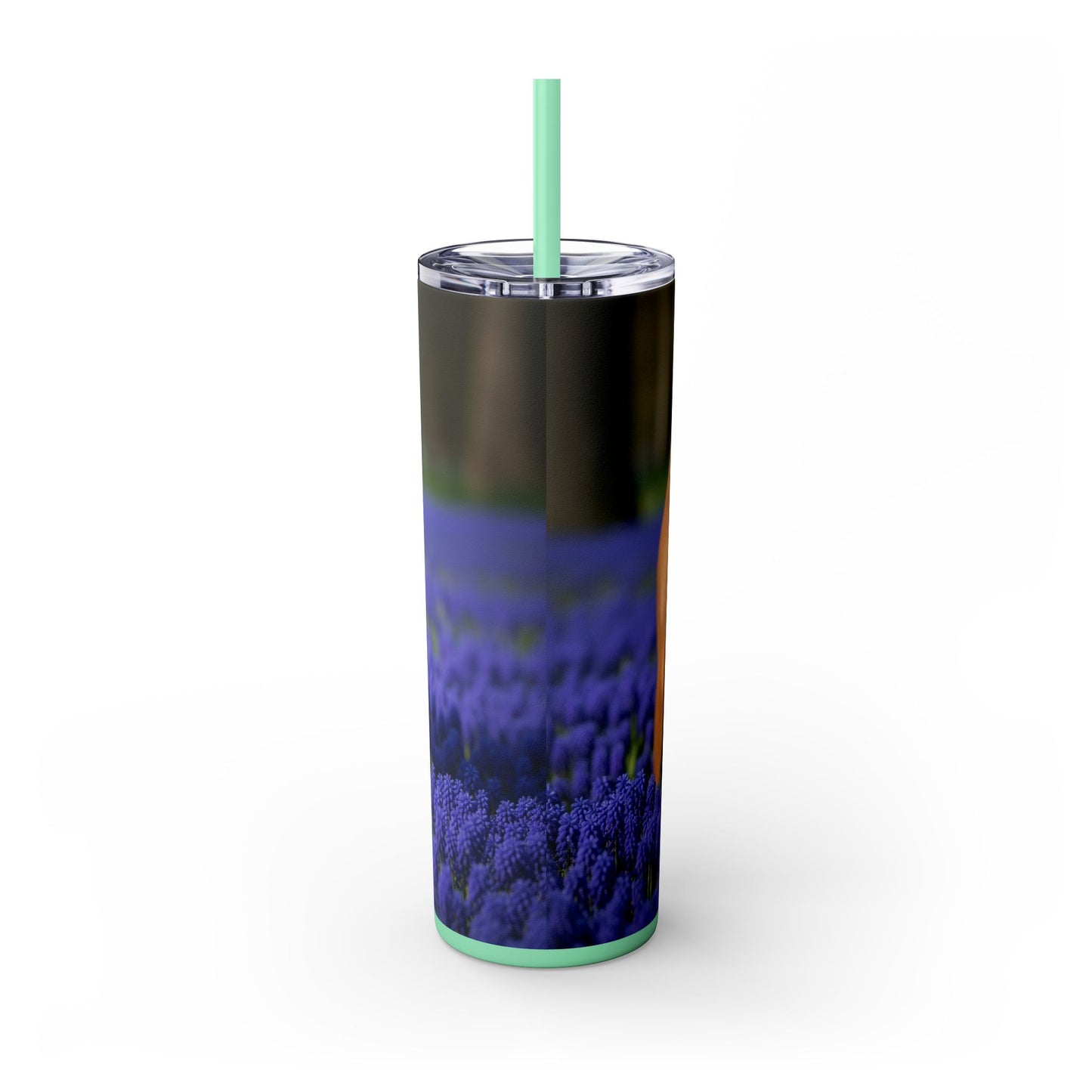 Bloodhound Skinny Tumbler with Straw, 20oz