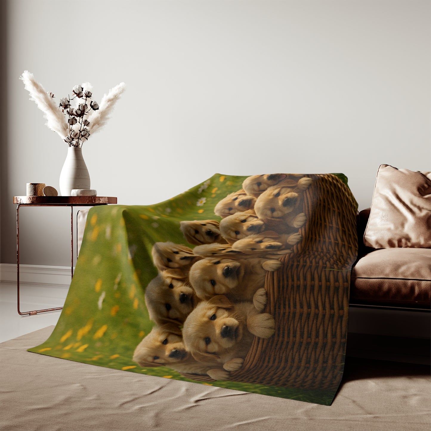 Golden Retriever puppies Sweatshirt Blanket
