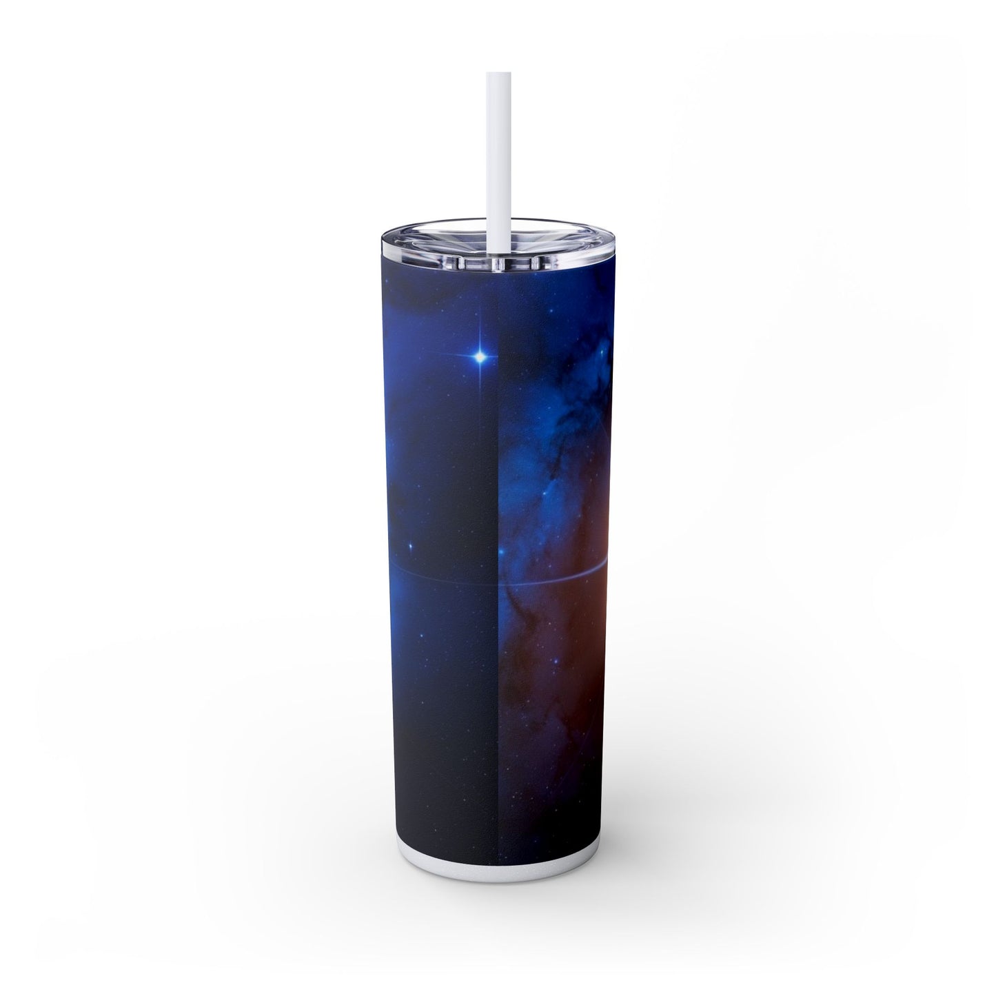 North Star Skinny Tumbler with Straw, 20oz