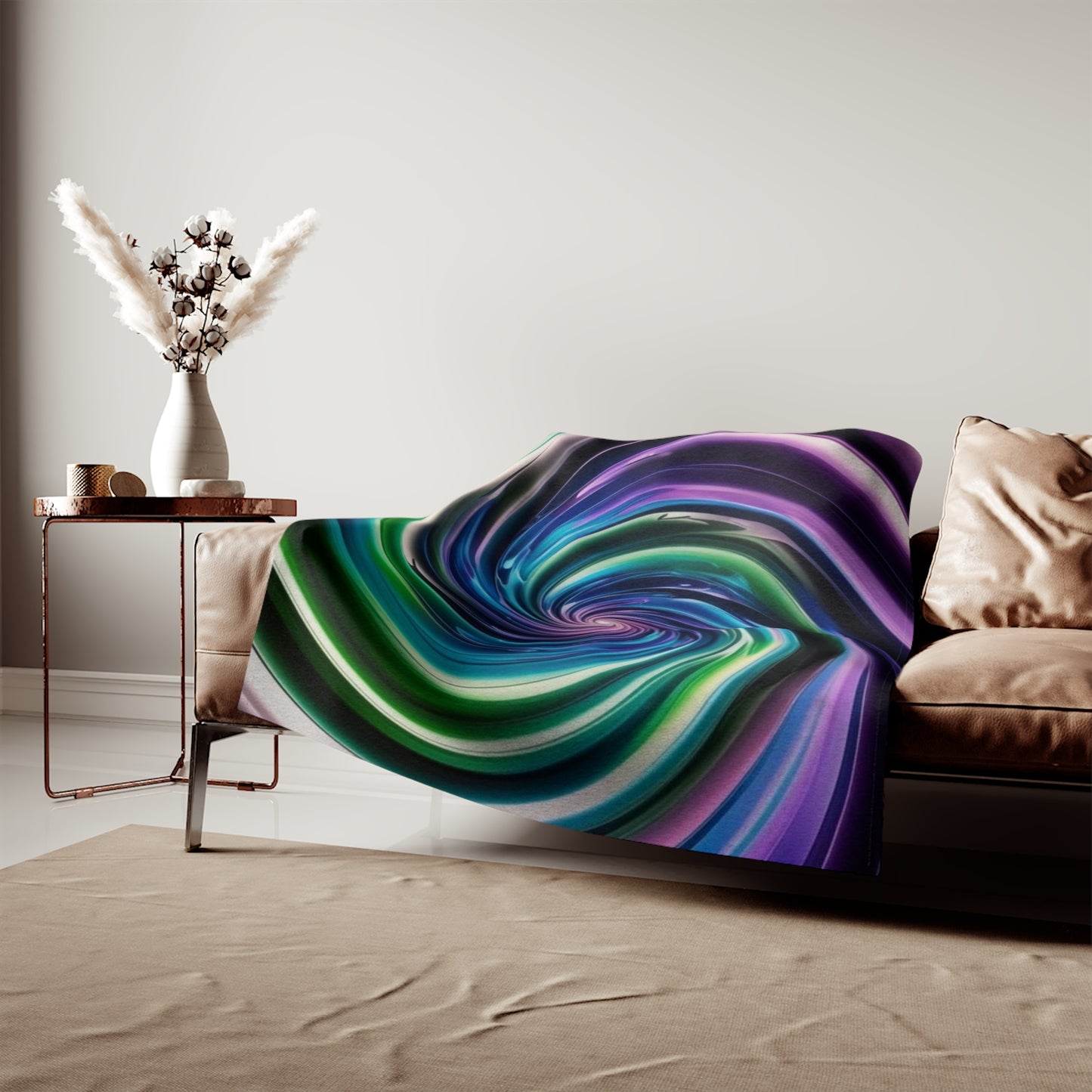 Optical Illusion Sweatshirt Blanket