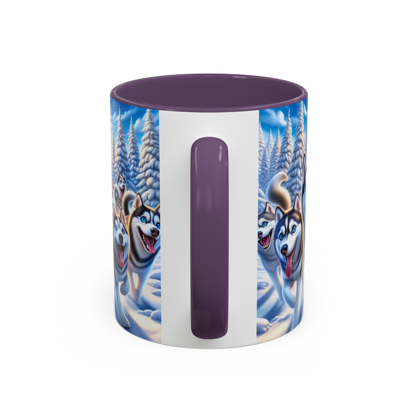 Siberian Husky Accent Coffee Mug - Perfect Gift for Dog Lovers
