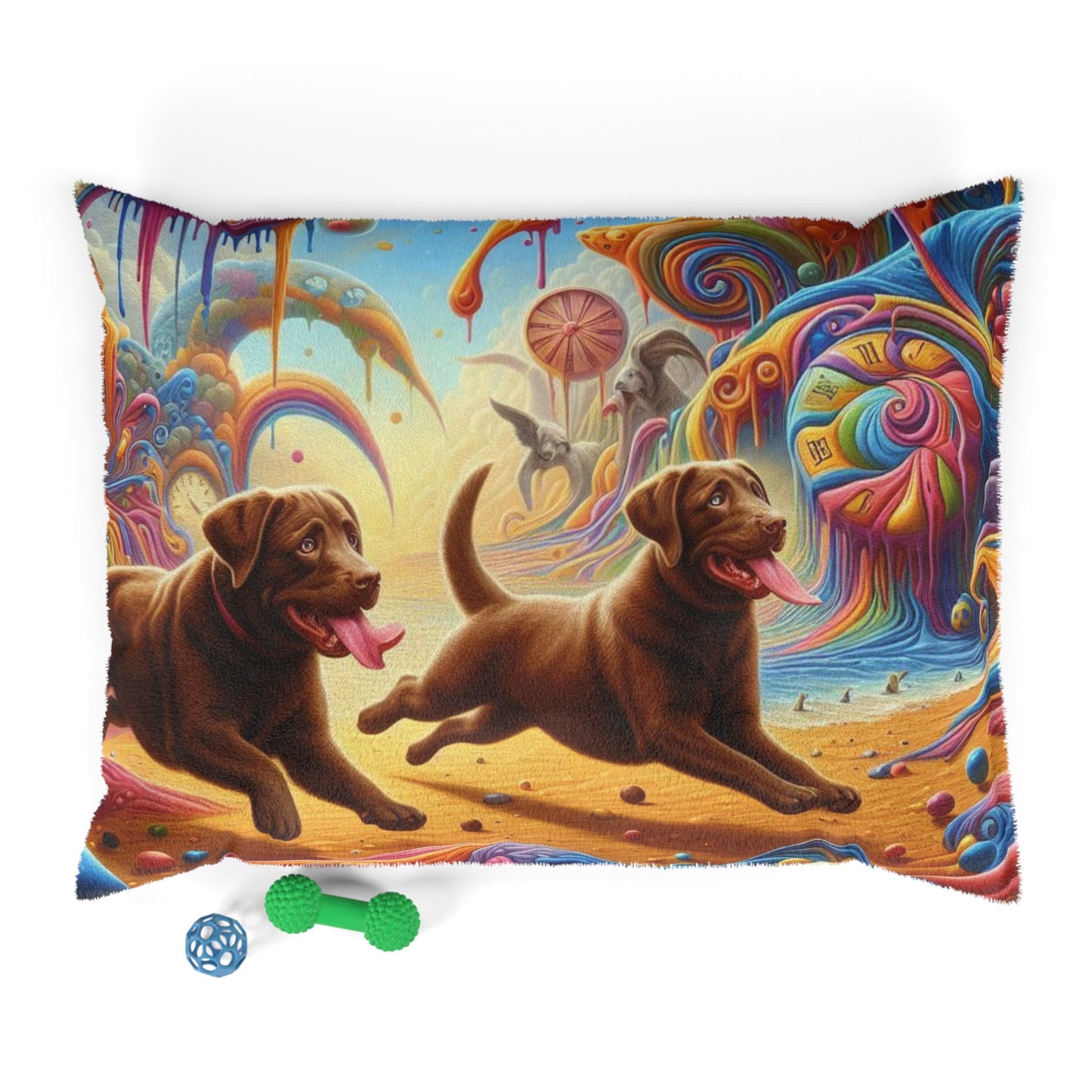 Chocolate Labrador Pet Bed