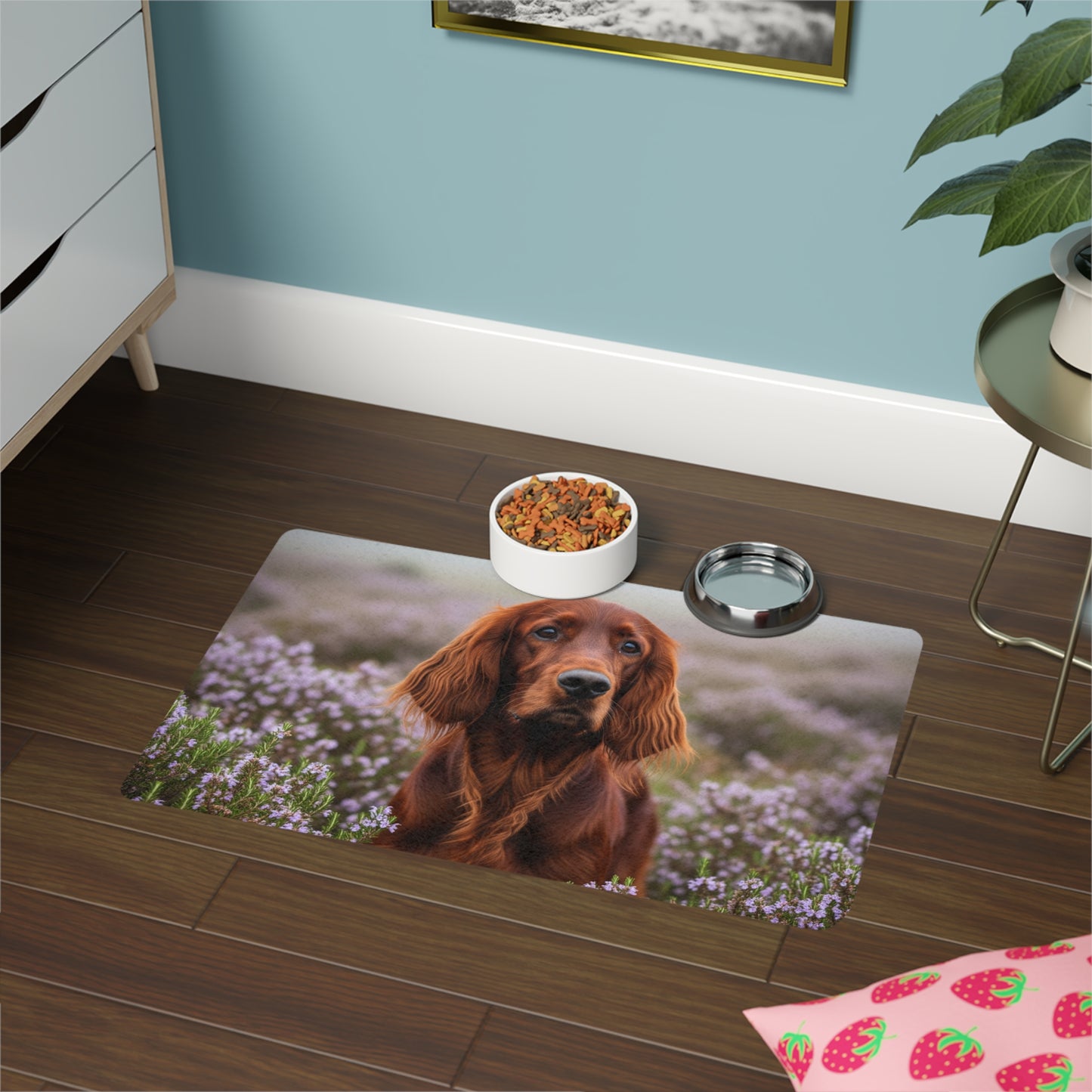 Pet Food Mat (12x18) - Irish Setter