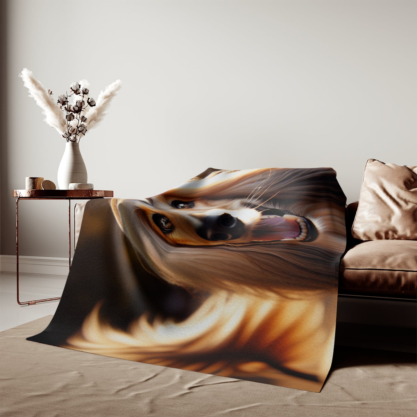 Afghan Hound Sweatshirt Blanket