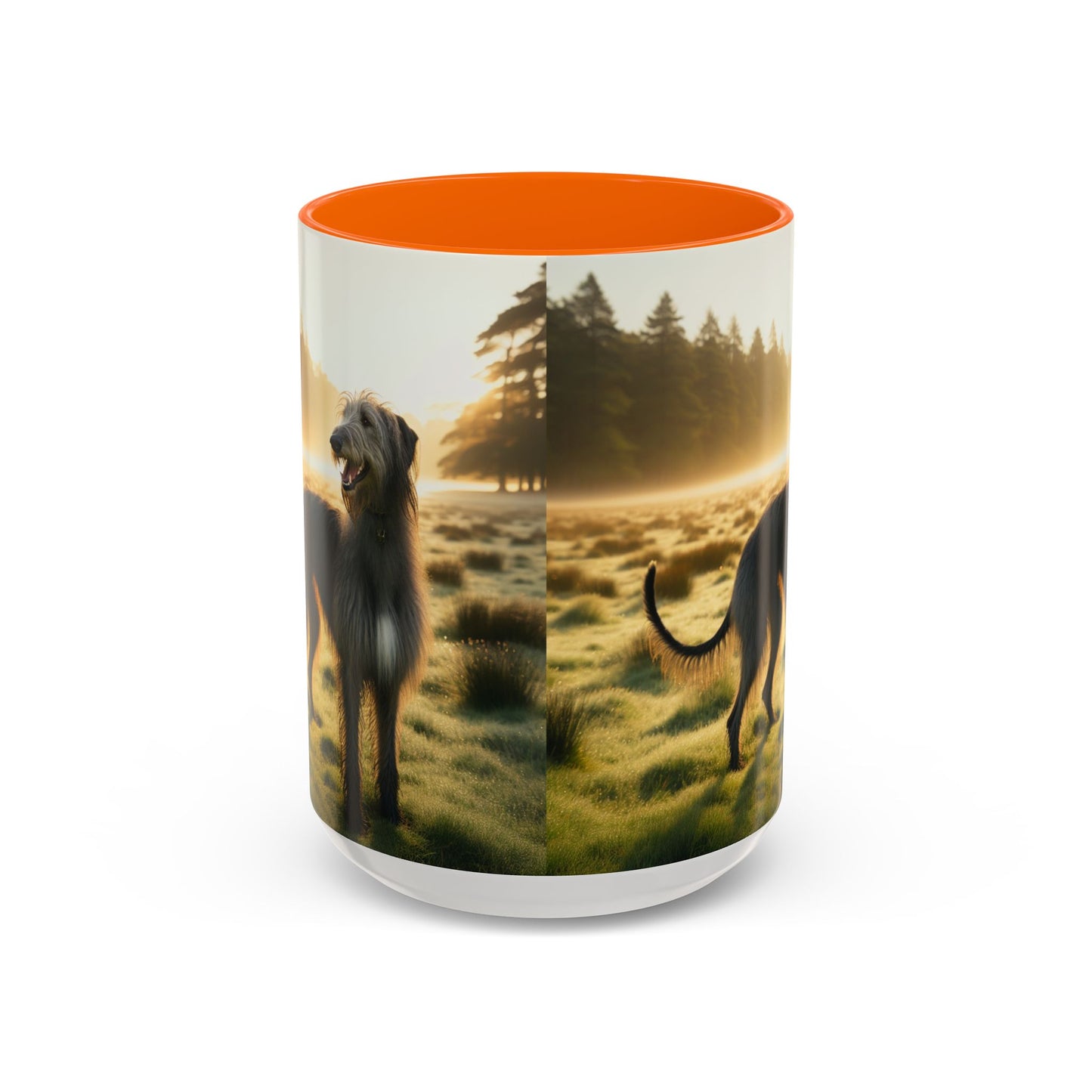 Scottish Deerhound Accent Coffee Mug - Perfect Gift for Dog Lovers