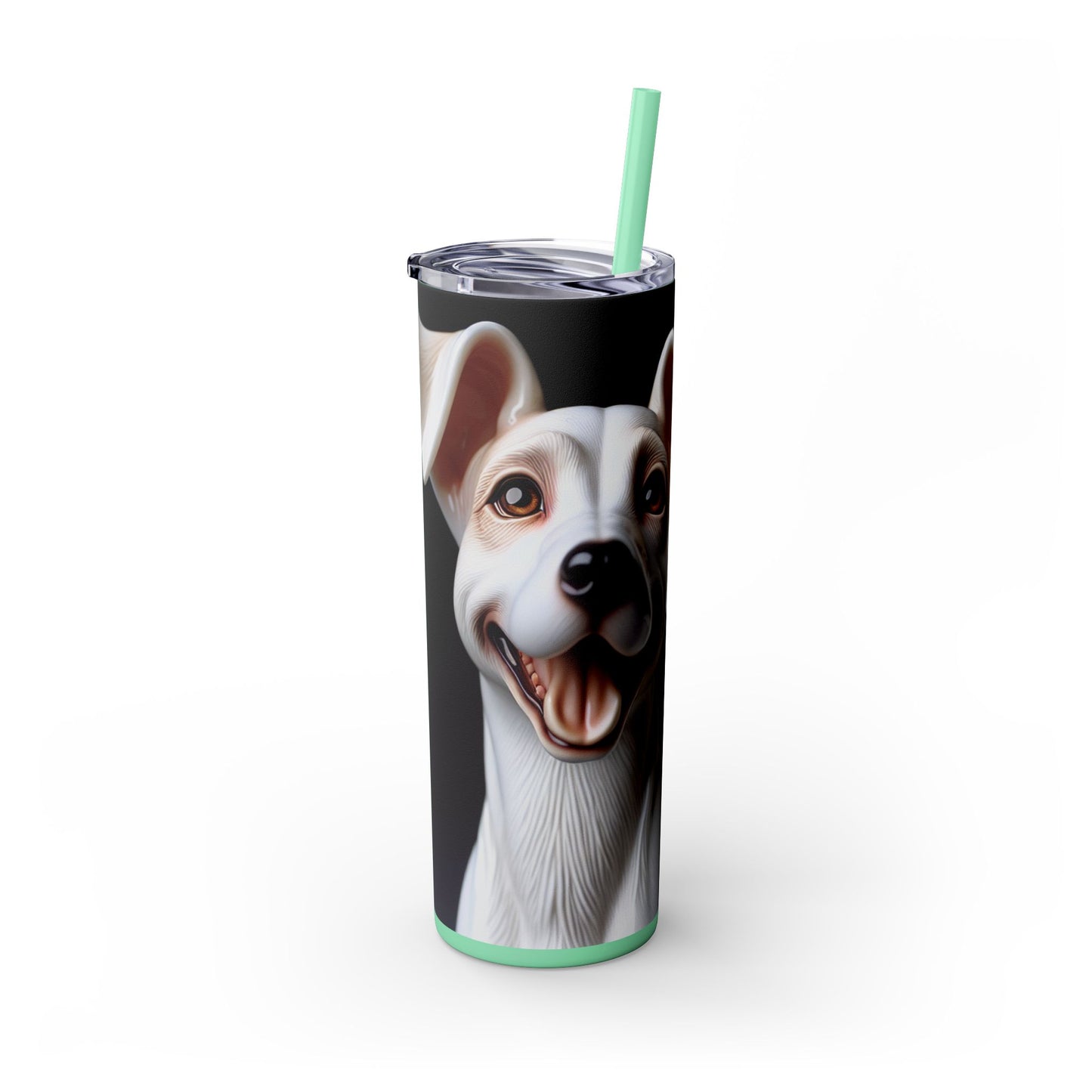 Porcelaine Tumbler with Straw, 20oz