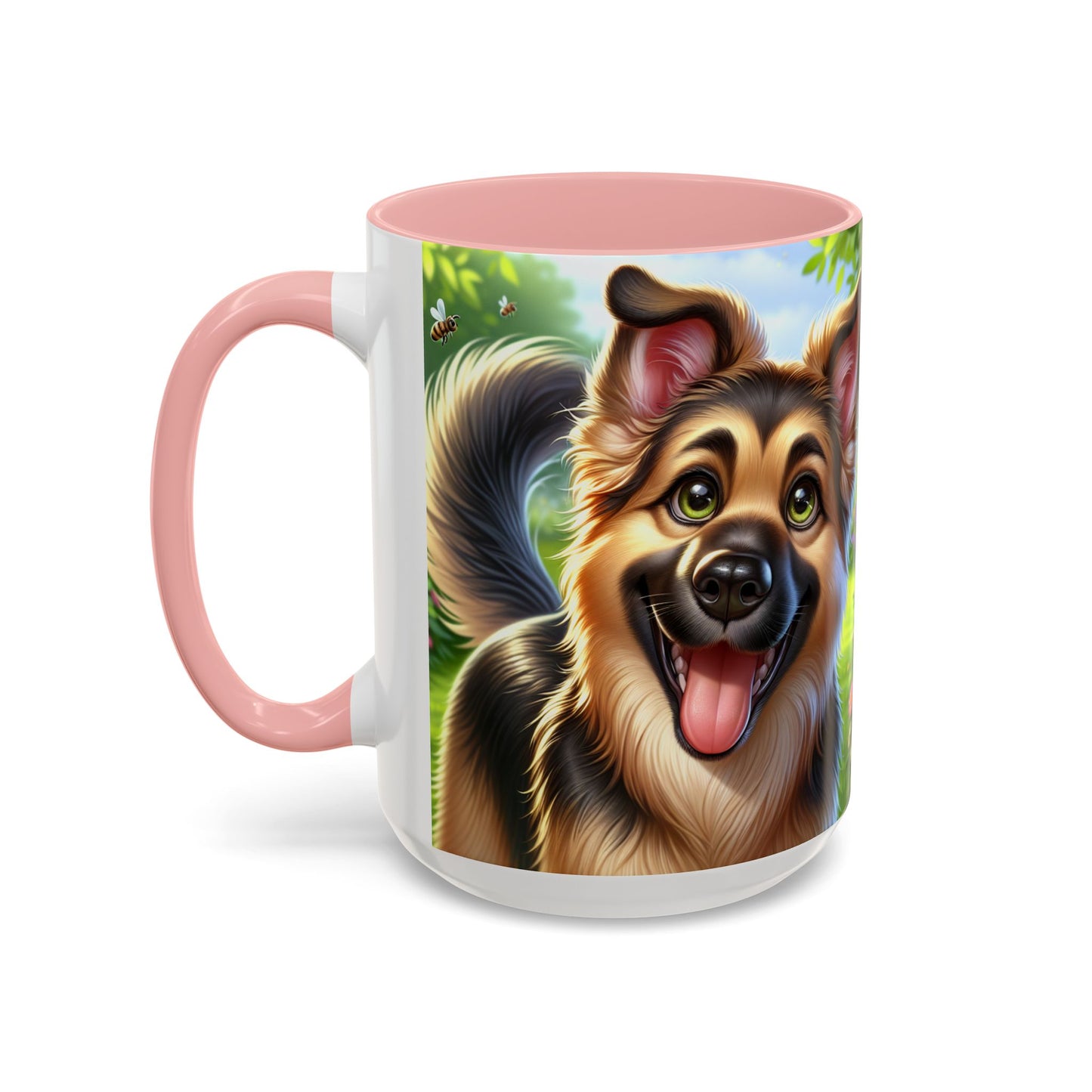 German Shepherd Accent Coffee Mug - Perfect Gift for Dog Lovers