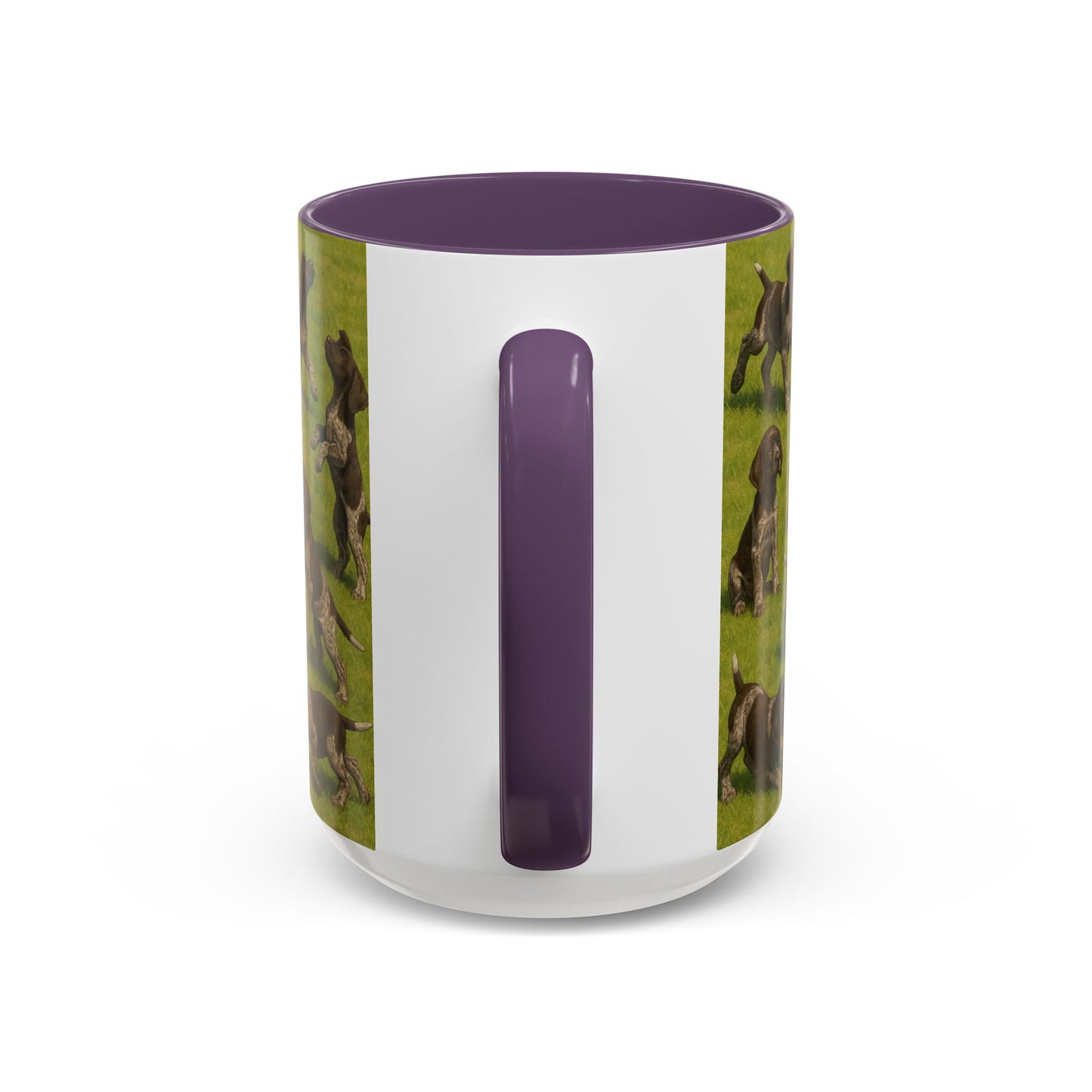German Shorthaired Pointer puppies Accent Coffee Mug - Perfect Gift for Dog Lovers