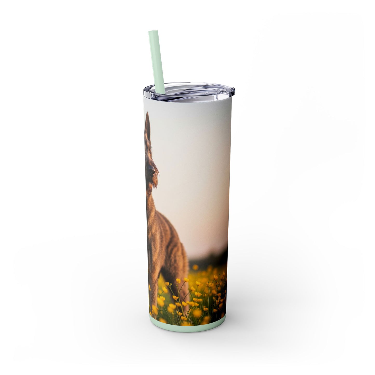 Bouvier des Flandres Tumbler with Straw, 20oz