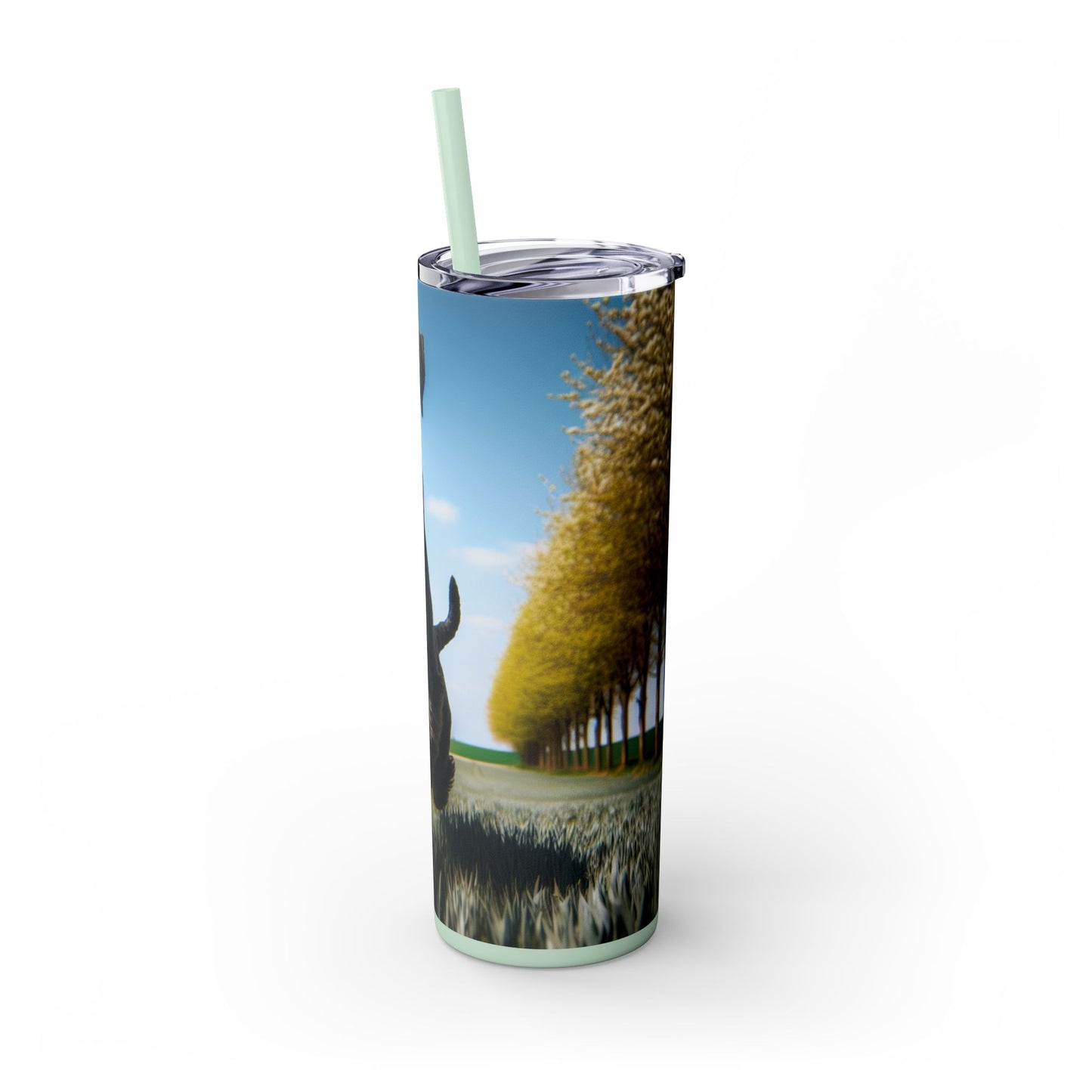 Giant Schnauzer Tumbler with Straw, 20oz