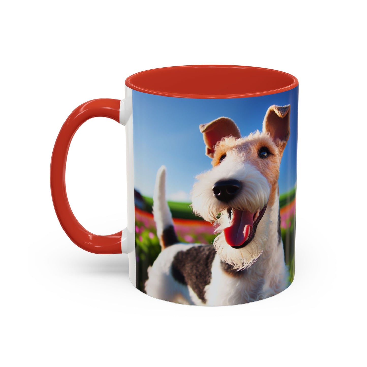 Wire Fox Terrier Accent Coffee Mug - Perfect Gift for Dog Lovers