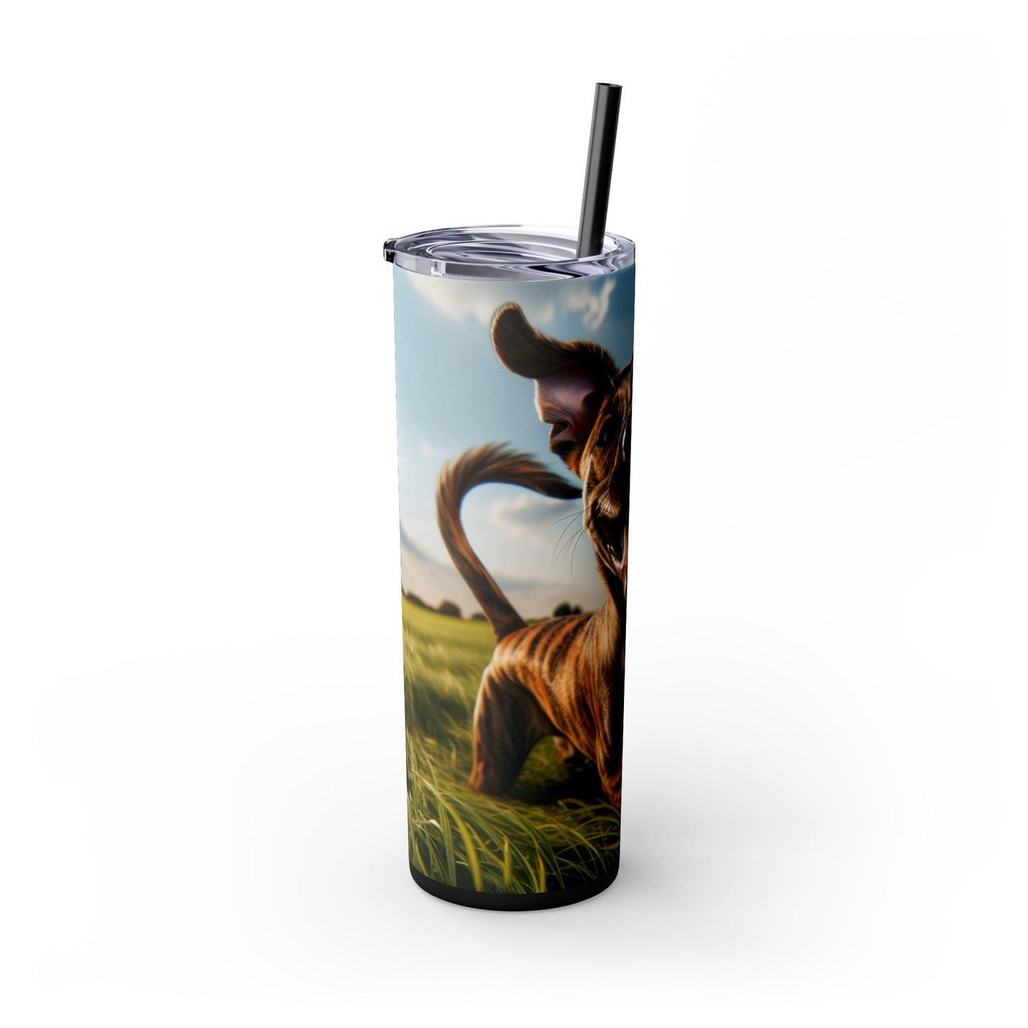 Treeing Tennessee Brindle Tumbler with Straw, 20oz