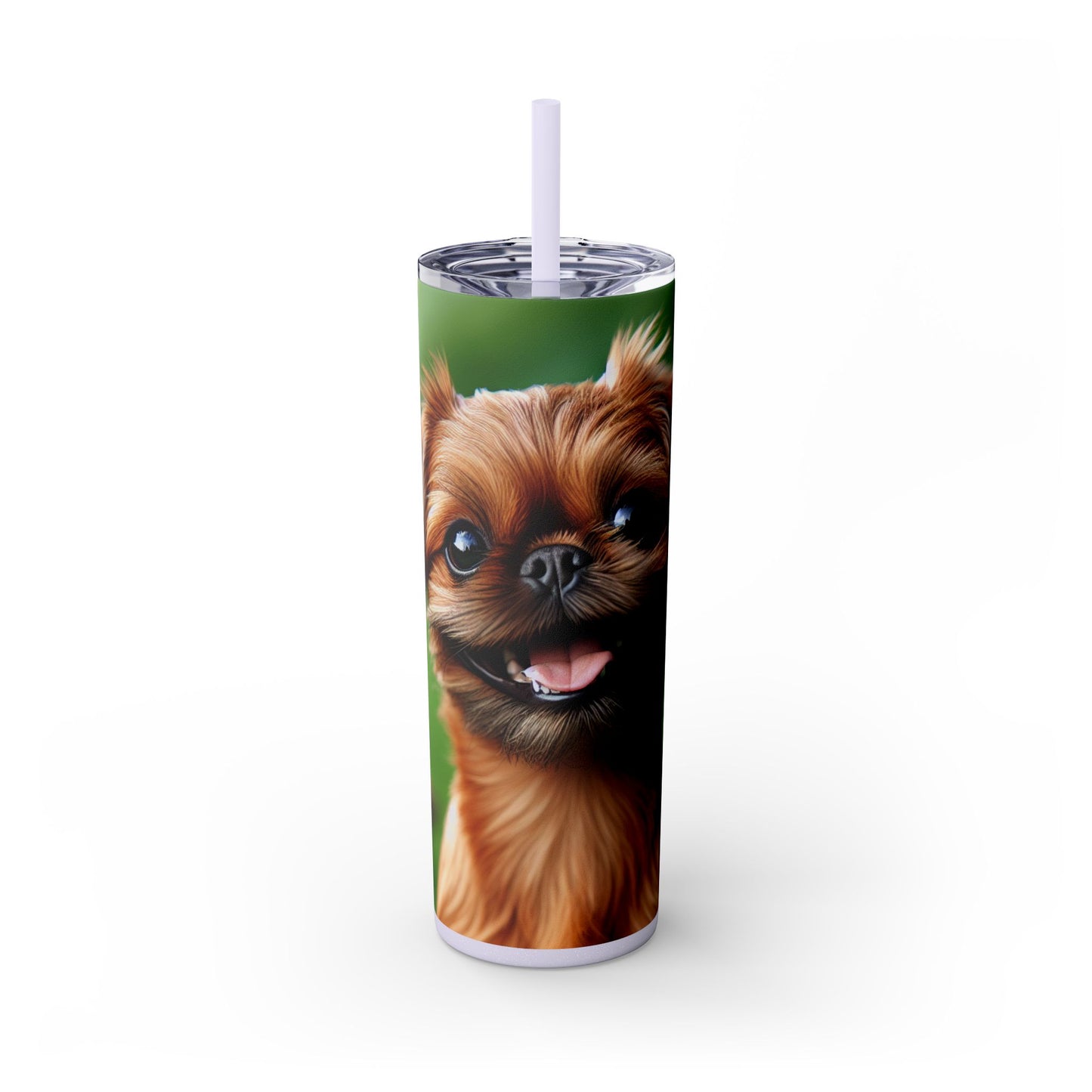 Brussels Griffon Tumbler with Straw, 20oz