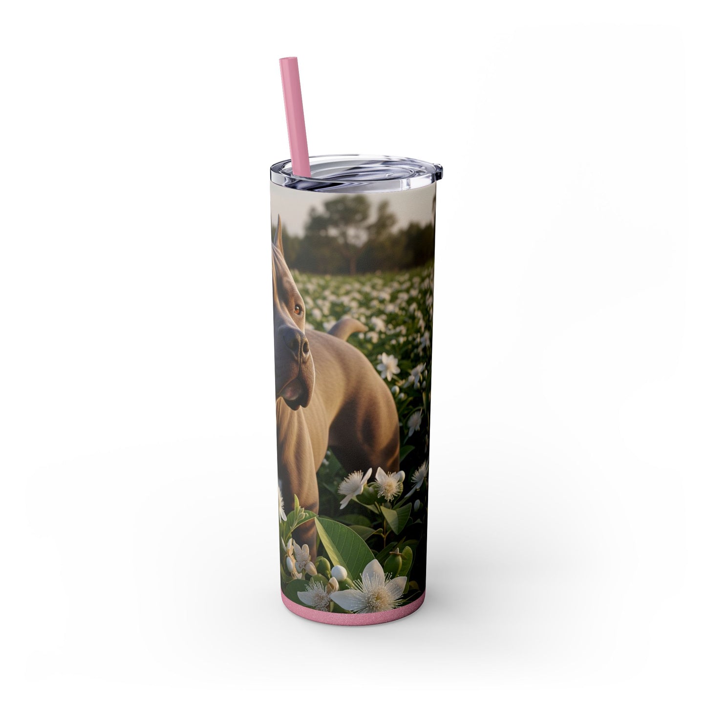Bully Kutta Skinny Tumbler with Straw, 20oz