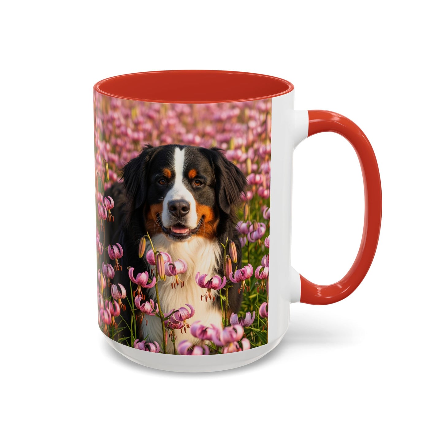 Bernese Mountain Dog Accent Coffee Mug - Perfect Gift for Dog Lovers