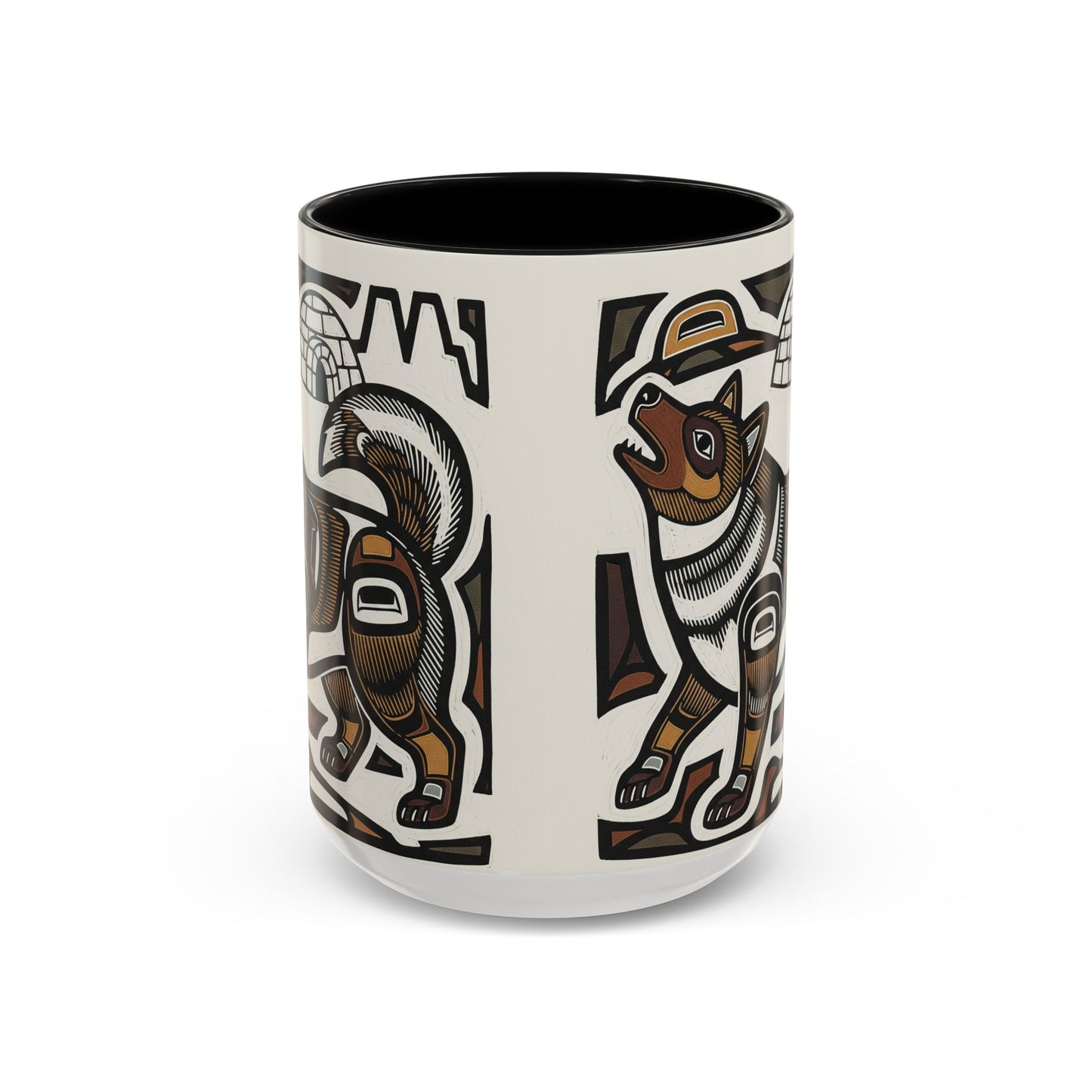 Canadian Eskimo Dog Accent Coffee Mug - Perfect Gift for Dog Lovers
