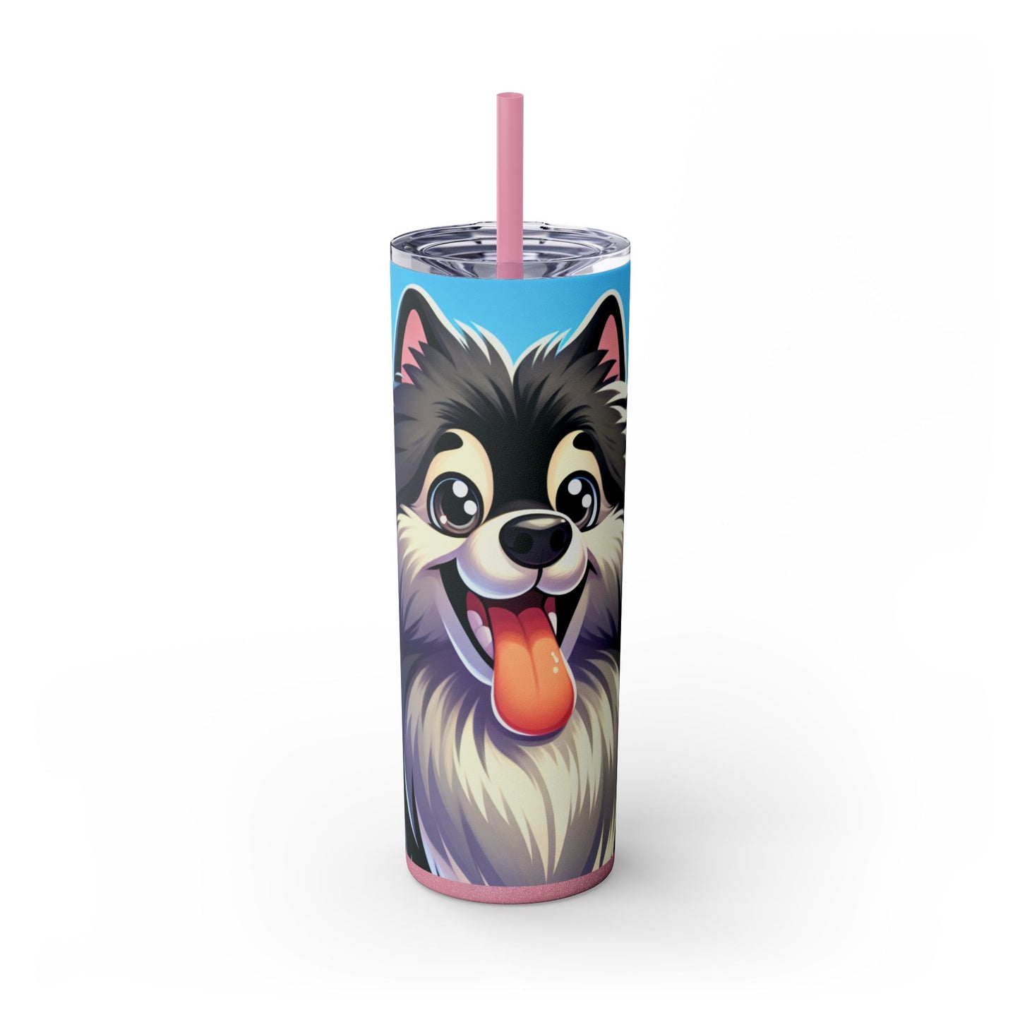 Keeshond Tumbler with Straw, 20oz