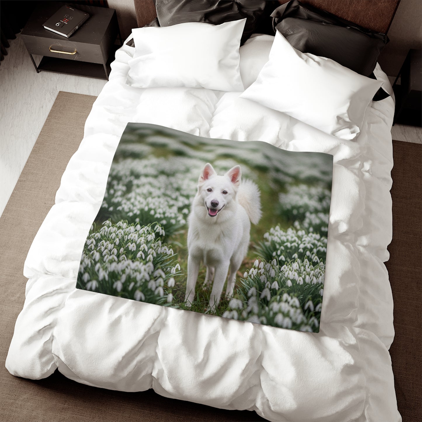 Volpino Italiano Sweatshirt Blanket