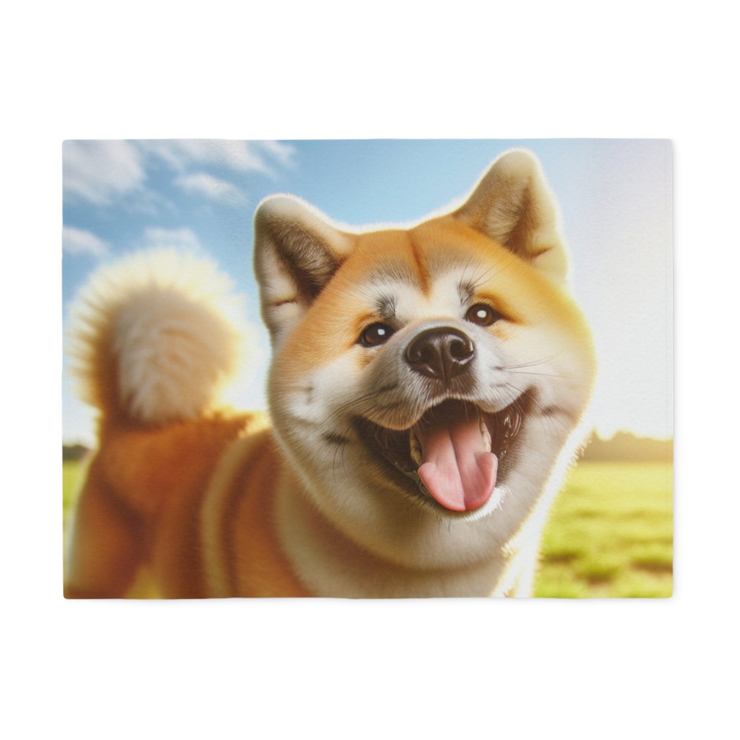 Akita Sweatshirt Blanket