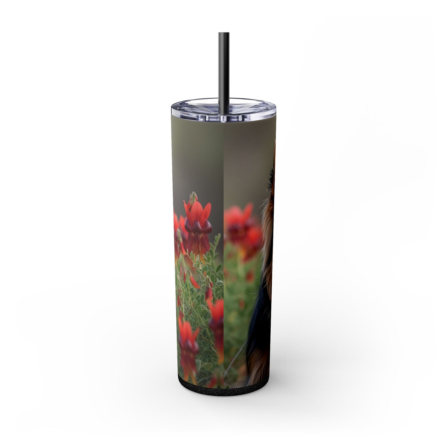 Silky Terrier Tumbler with Straw, 20oz