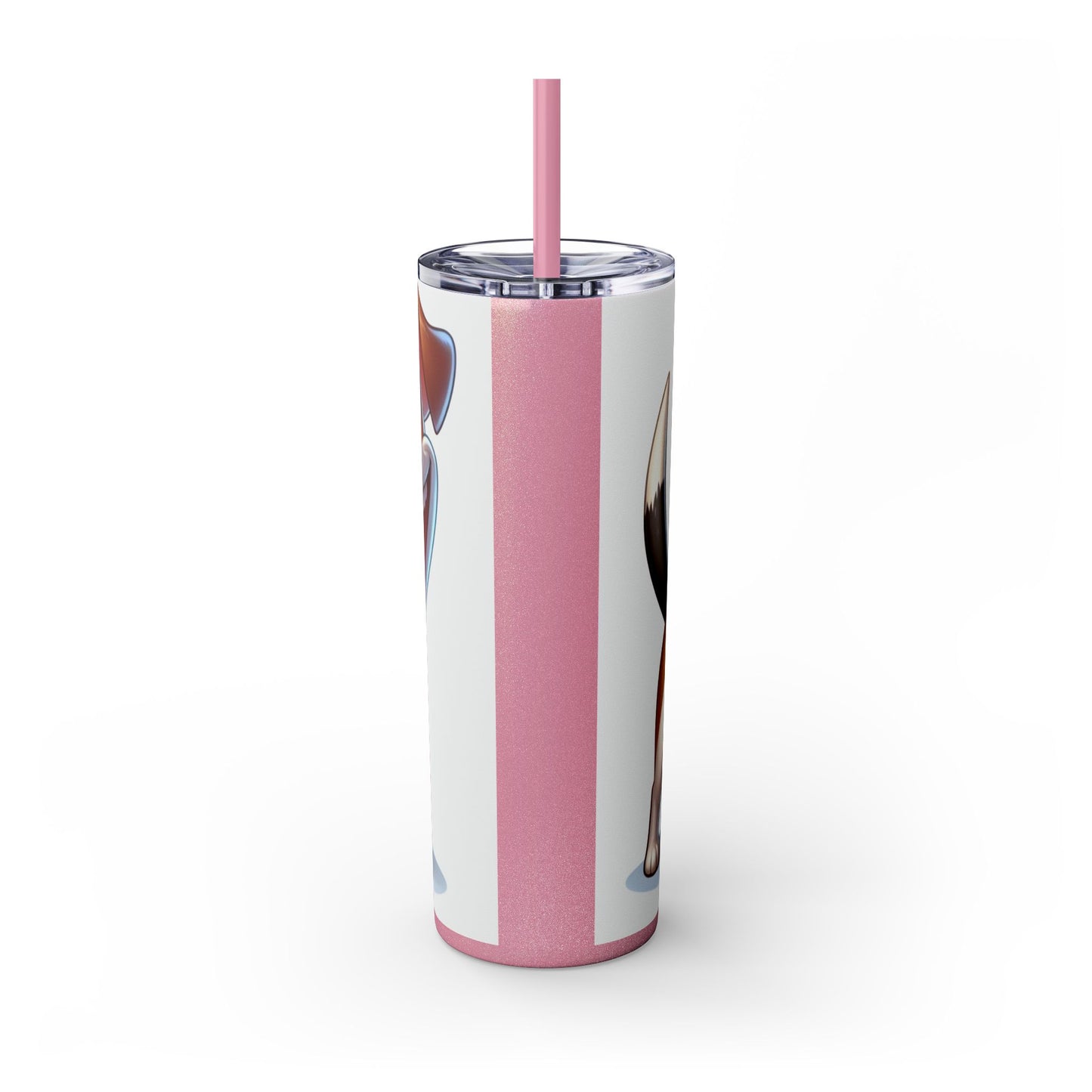 Teddy Roosevelt Terrier Tumbler with Straw, 20oz